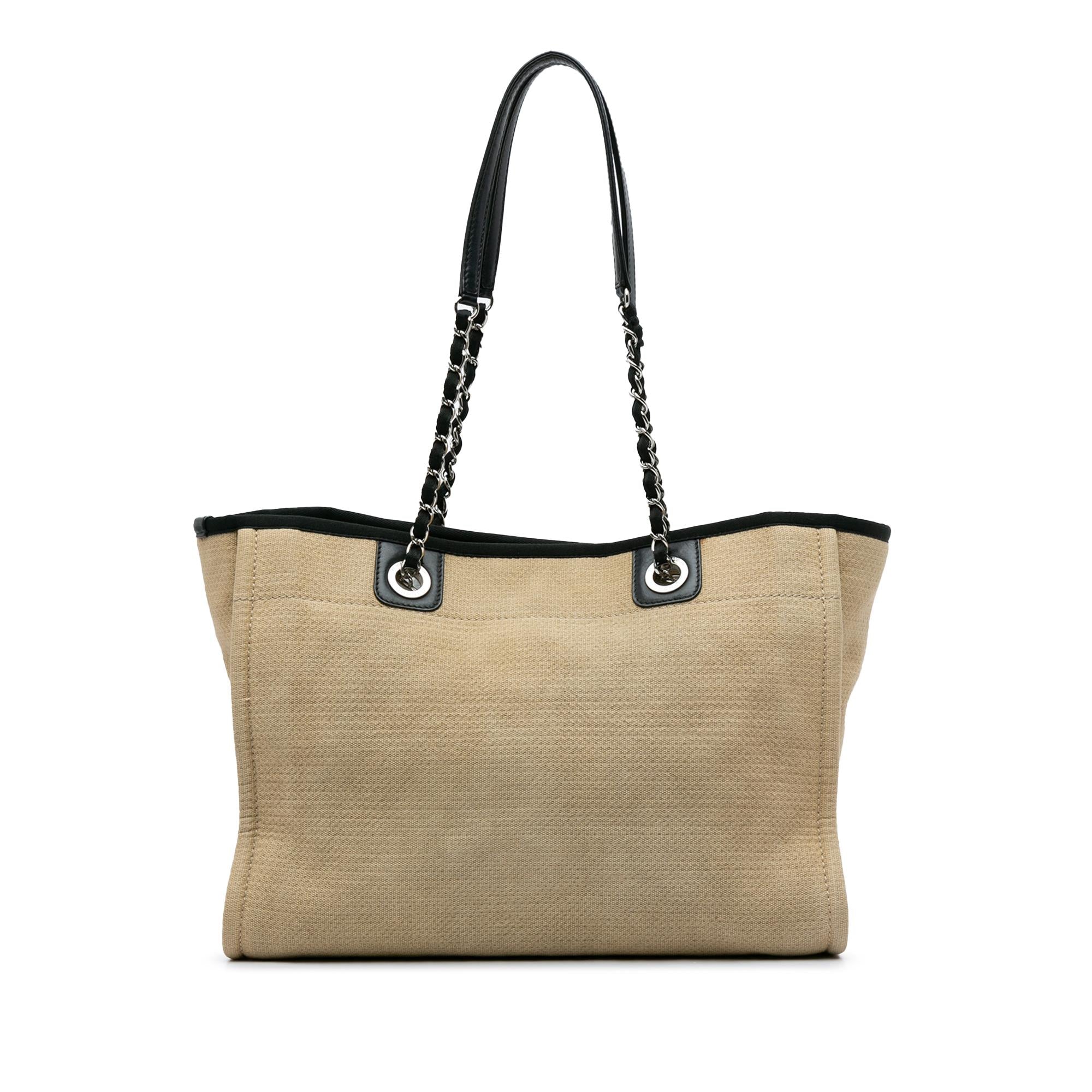 Chanel Small Canvas Deauville Tote (SHG-tFsBMz)