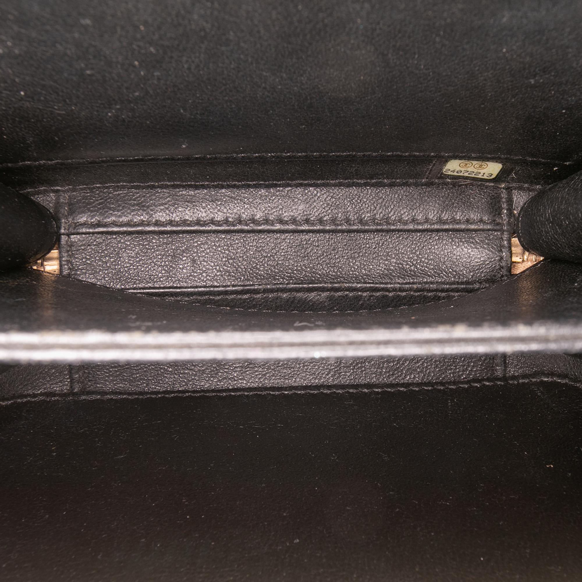 Chanel Small Caviar CC Filigree Vanity Case