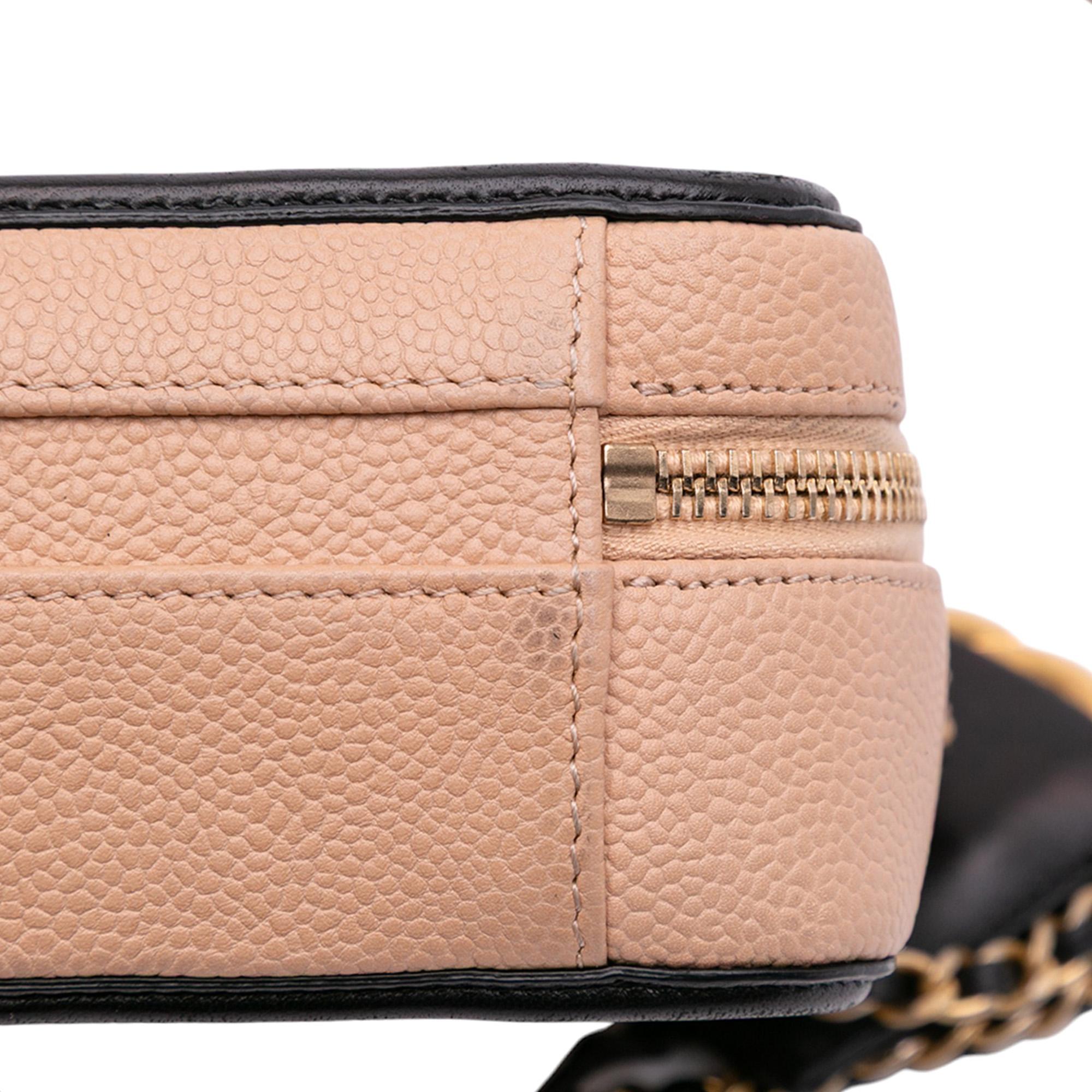 Chanel Small Caviar CC Filigree Vanity Case