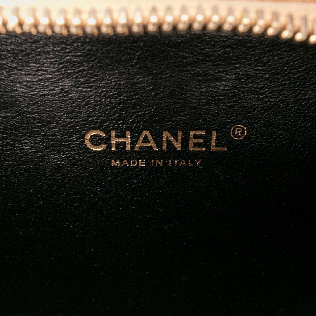 Chanel Small Caviar CC Filigree Vanity Case