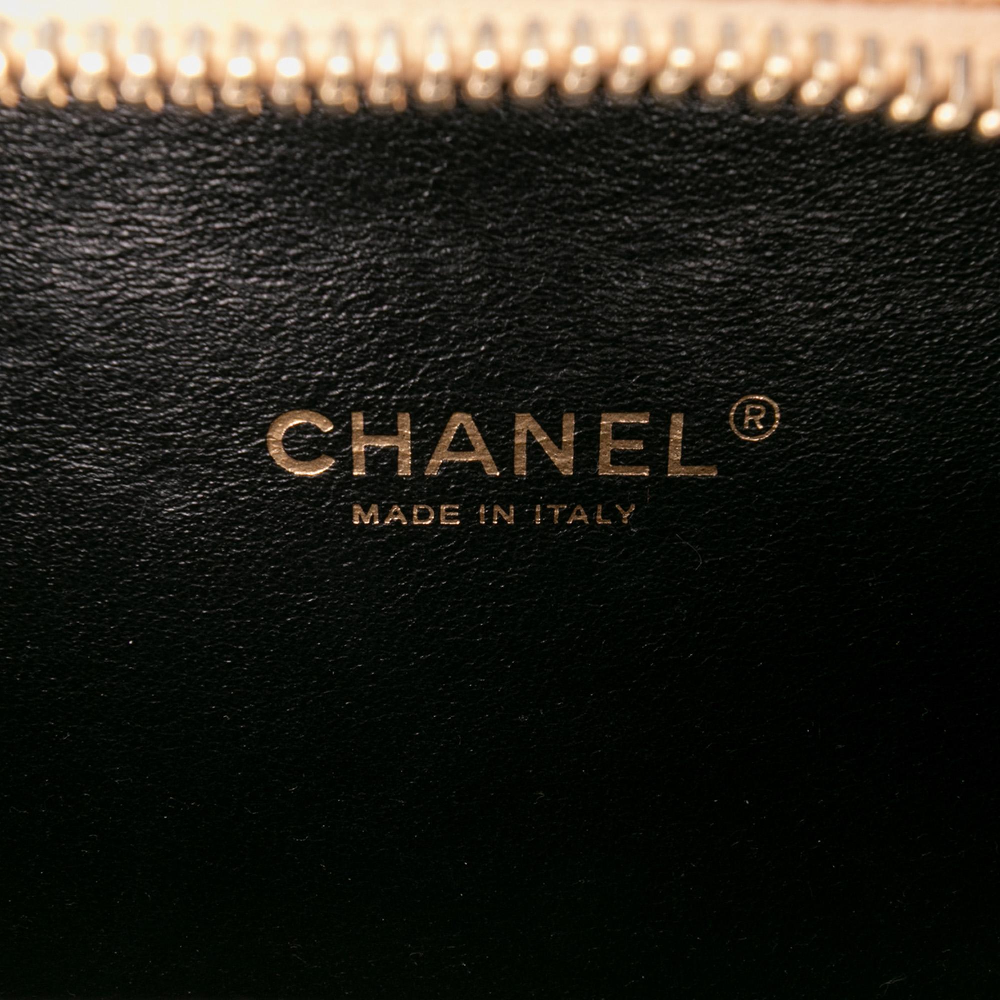 Chanel Small Caviar CC Filigree Vanity Case