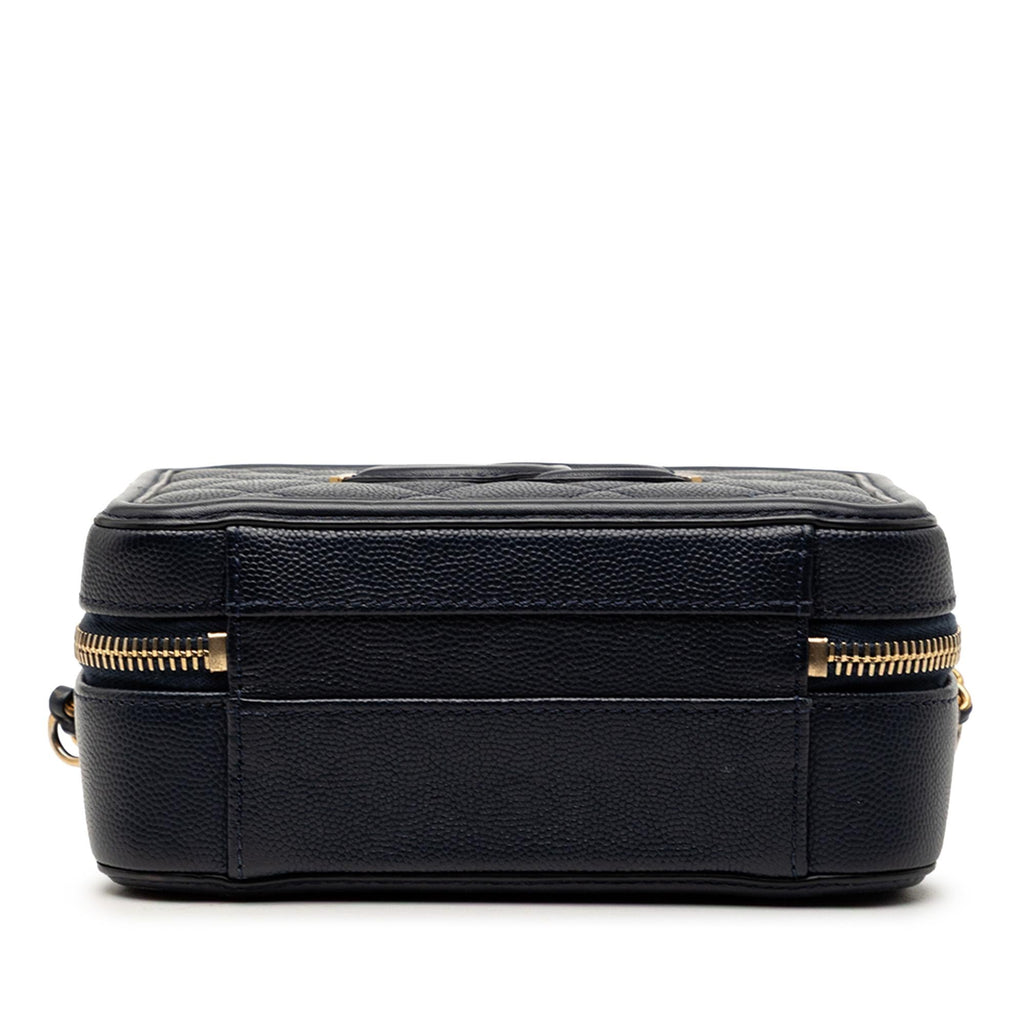Chanel Small Caviar CC Filigree Vanity Case