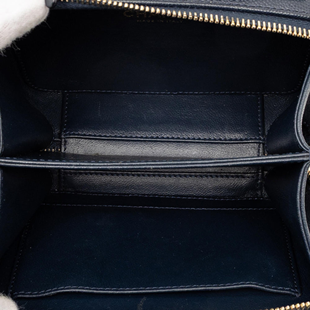 Chanel Small Caviar CC Filigree Vanity Case