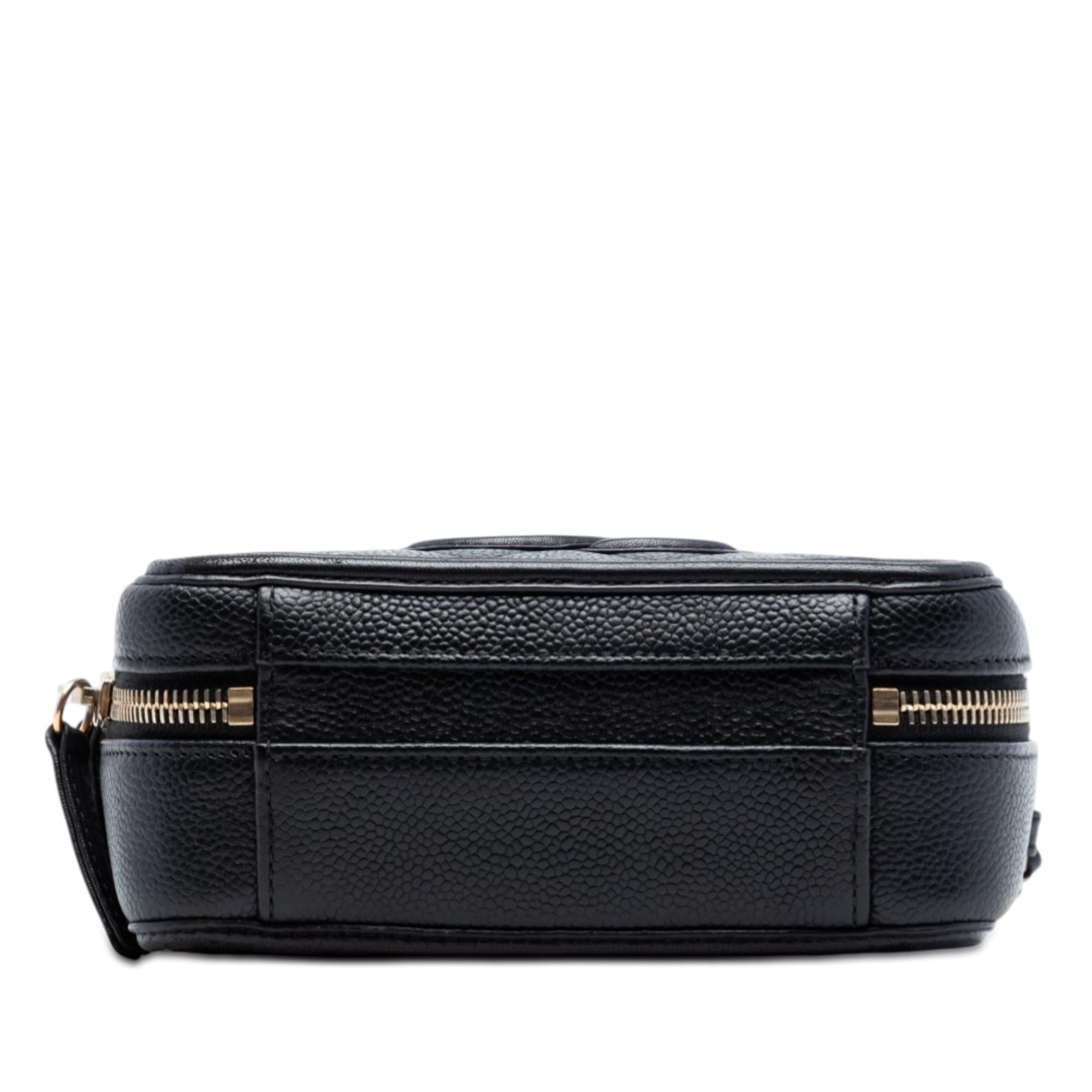 Chanel Small Caviar CC Filigree Vanity Case