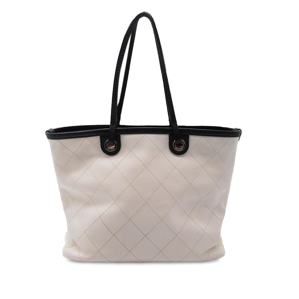 Chanel Small Caviar Shopping Fever Tote (SHG-ZejzPd)