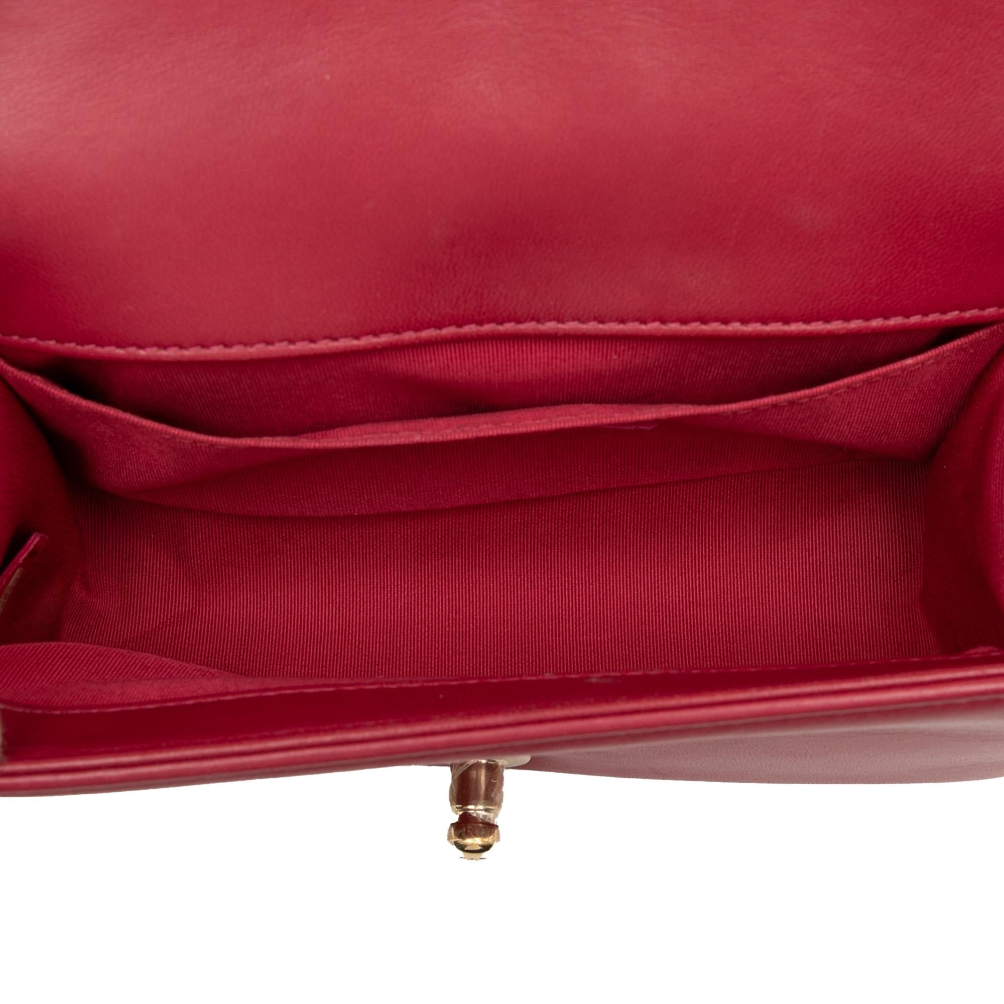 Chanel Small Chevron Calfskin Boy Flap