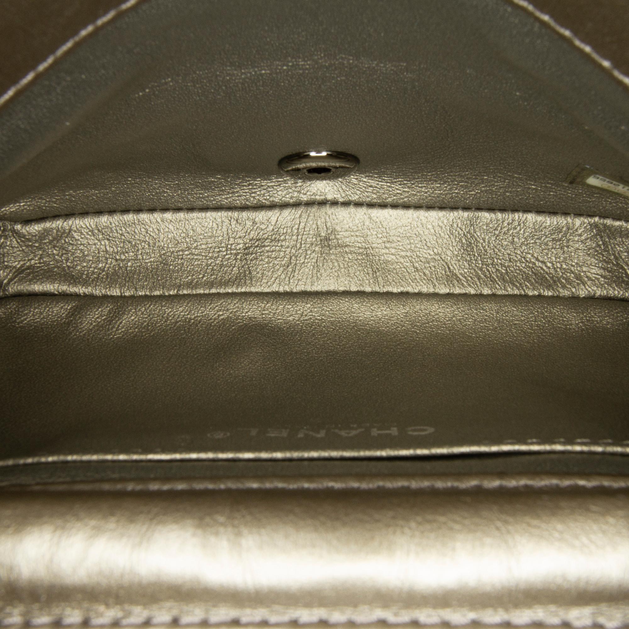 Chanel Small Chevron Data Center Envelope Flap Bag