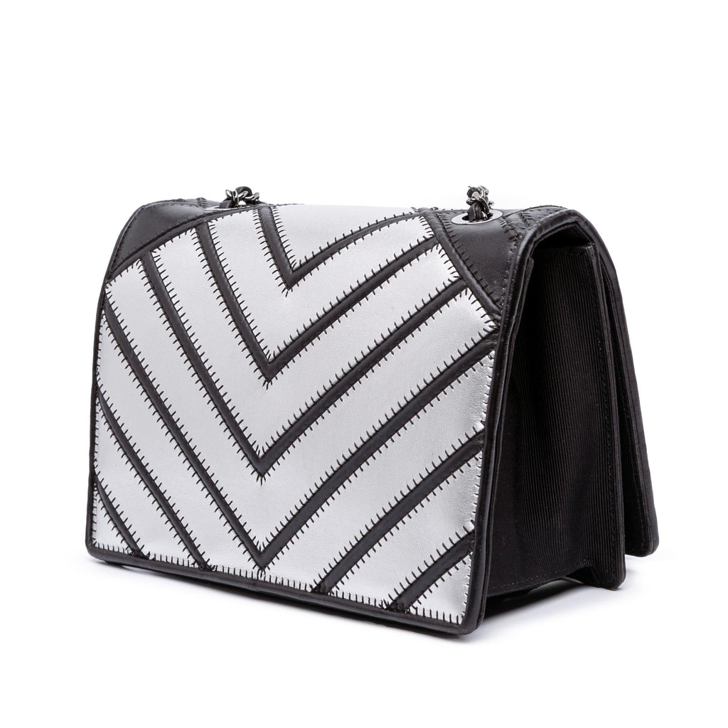 Chanel Small Chevron Lambskin Couture Flap