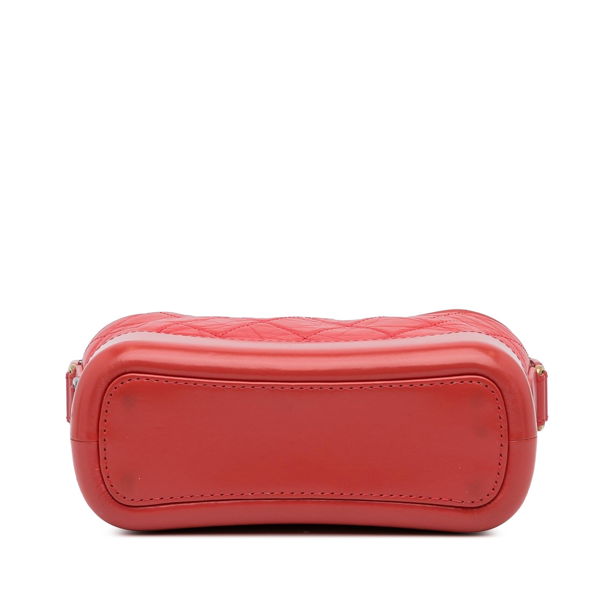 Chanel Small Chevron Lambskin Gabrielle Crossbody