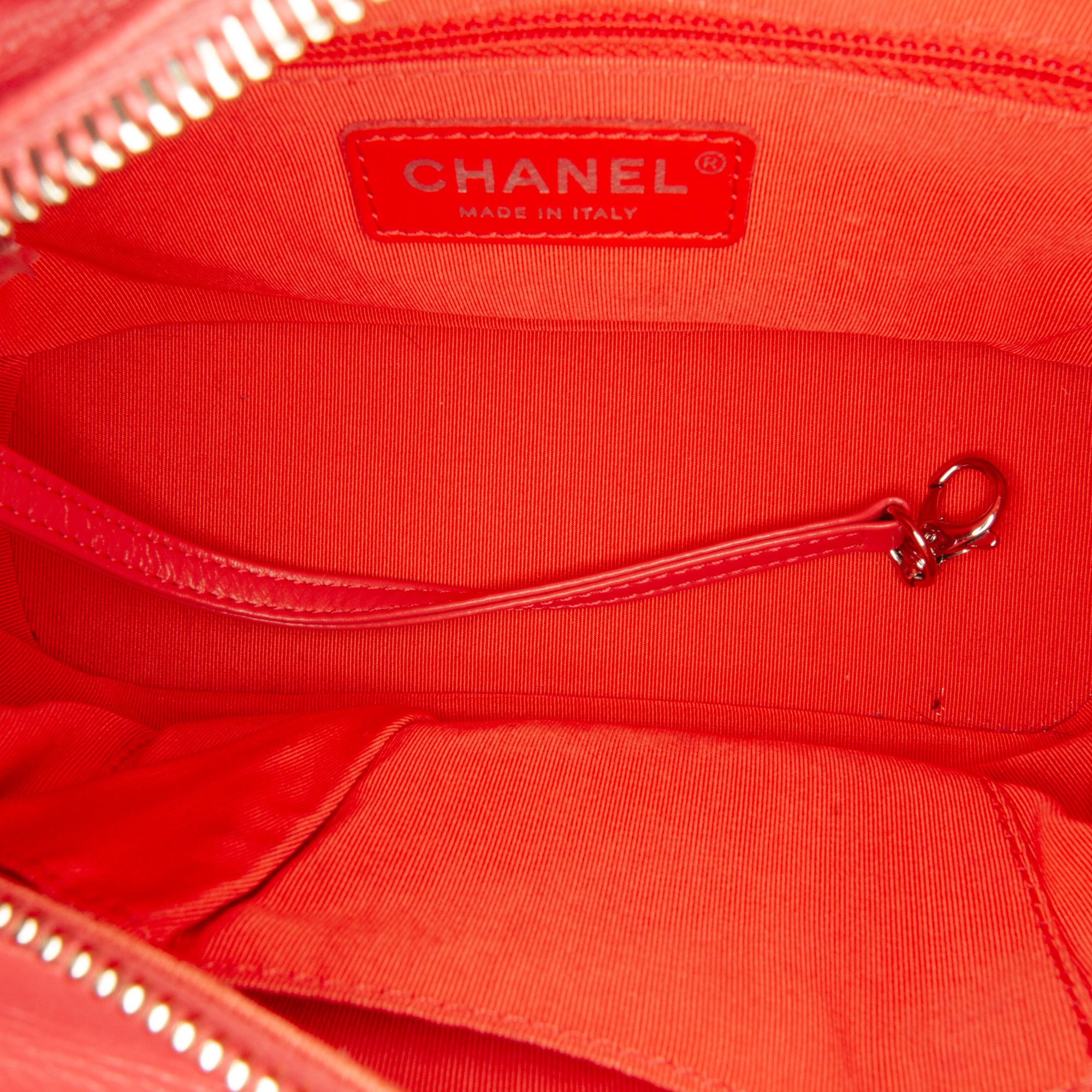 Chanel Small Chevron Lambskin Gabrielle Crossbody