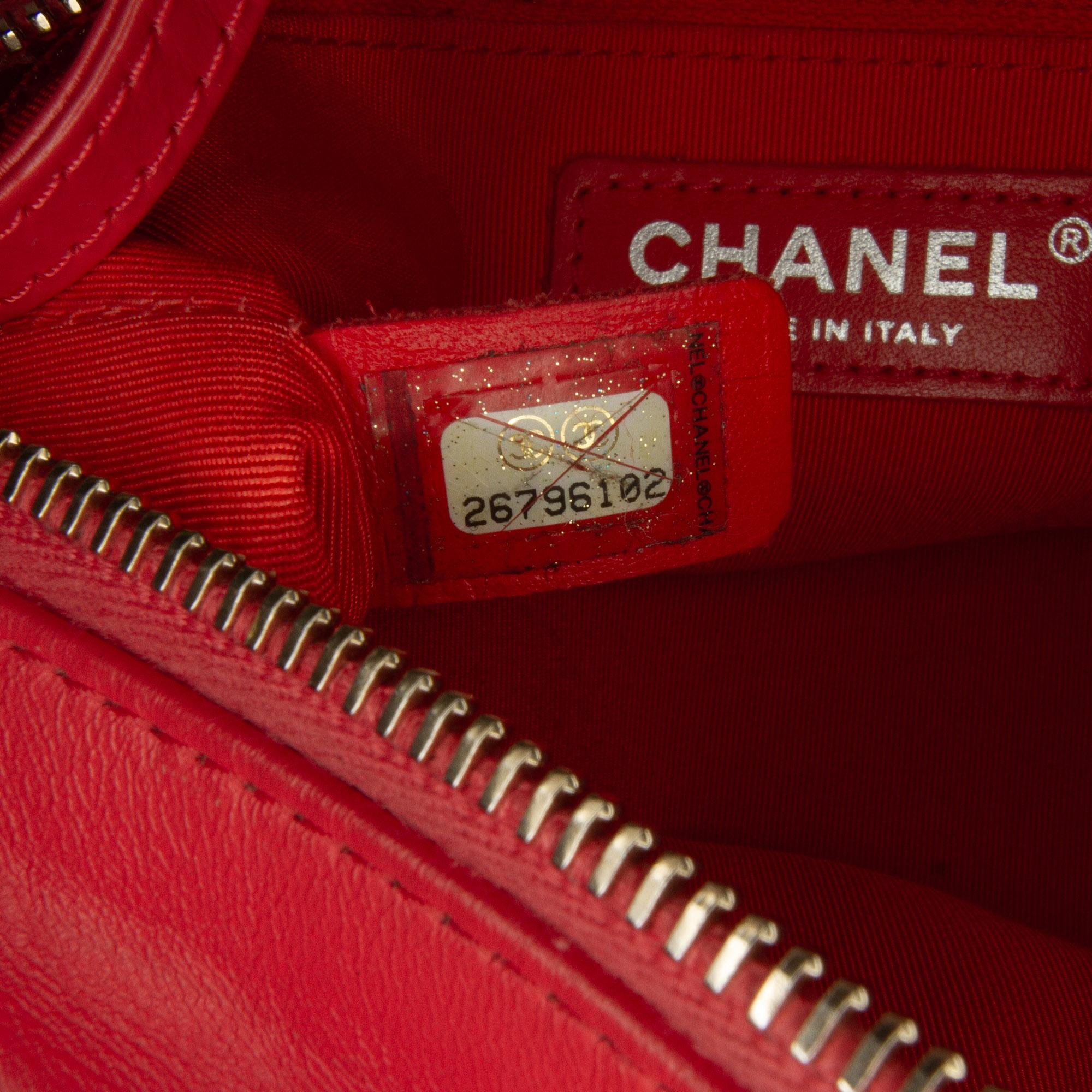 Chanel Small Chevron Lambskin Gabrielle Crossbody