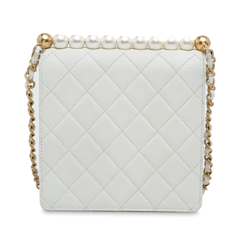 Chanel Small Chic Pearls Flap Bag (SHG-Uc61Ld)