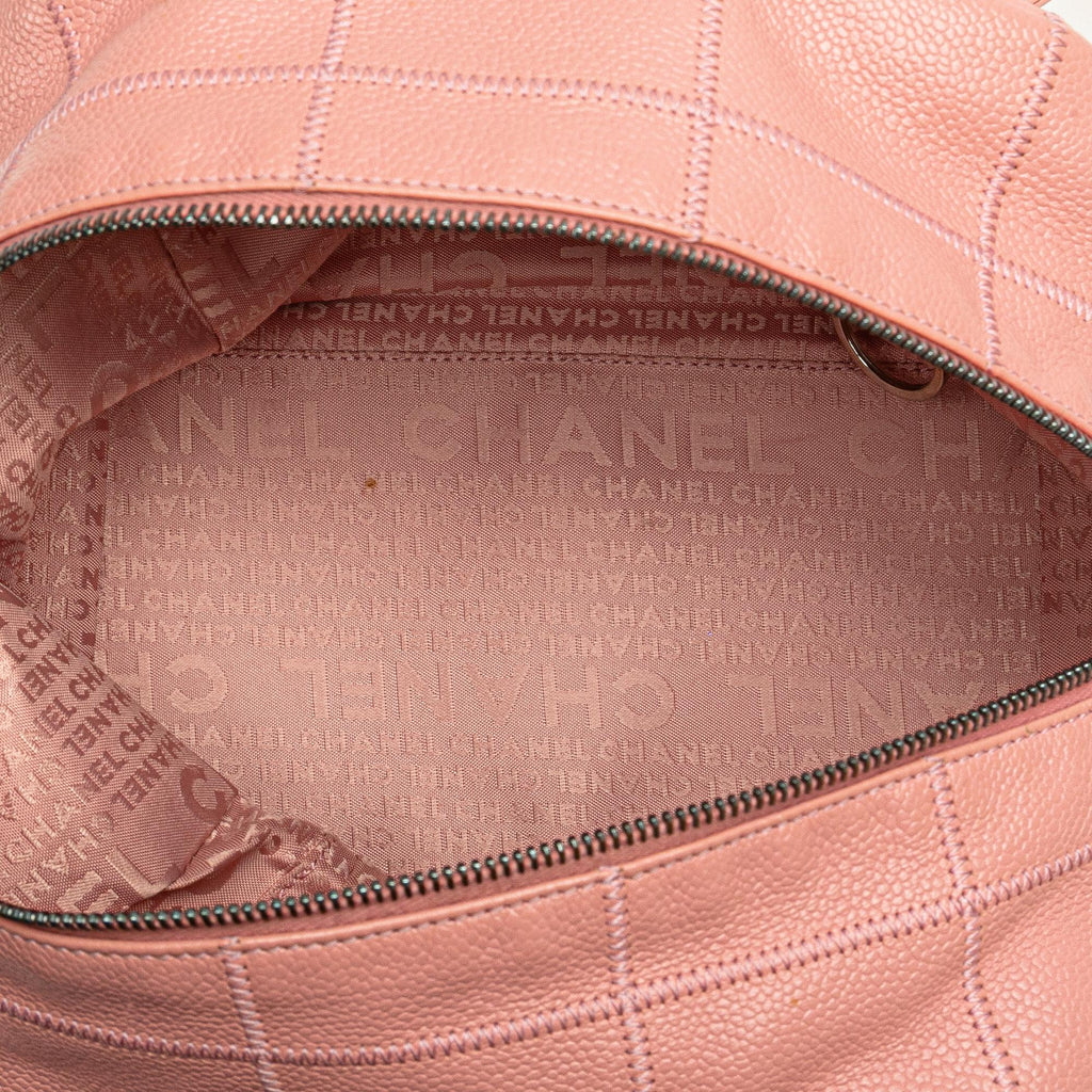 Chanel Small Choco Bar Caviar Shoulder Bag