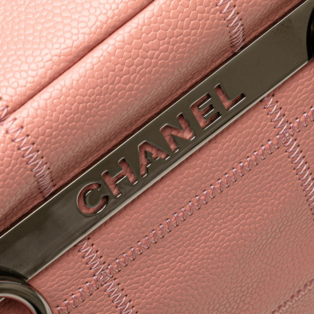 Chanel Small Choco Bar Caviar Shoulder Bag