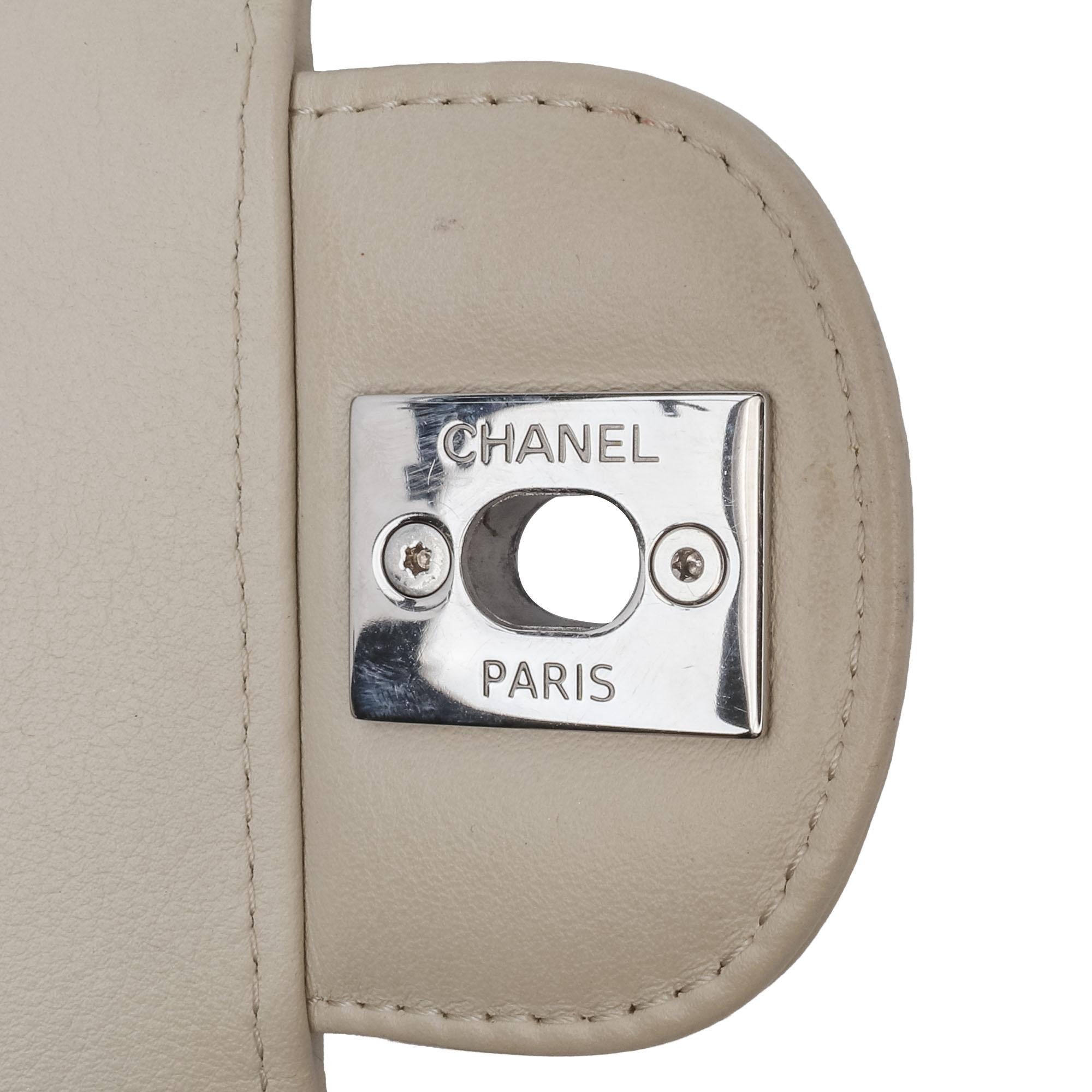 Chanel Small Classic Chevron Lambskin Double Flap
