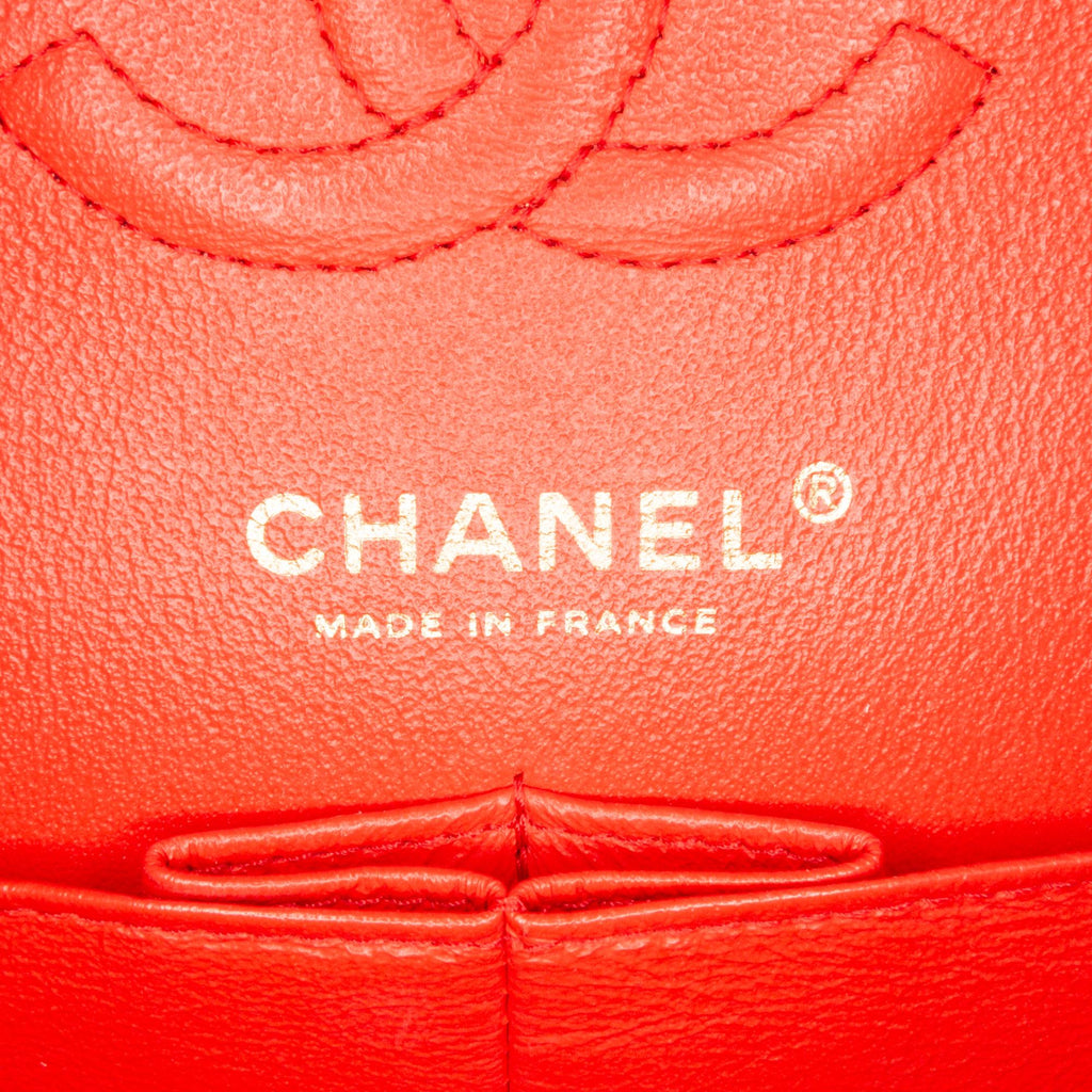Chanel Small Classic Chevron Lambskin Double Flap