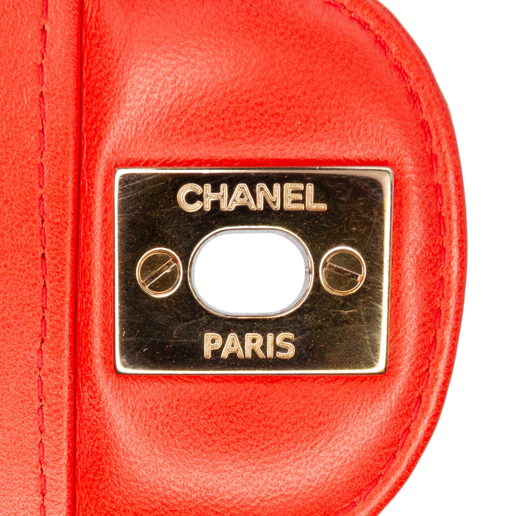 Chanel Small Classic Chevron Lambskin Double Flap