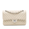 Chanel Small Classic Chevron Lambskin Double Flap