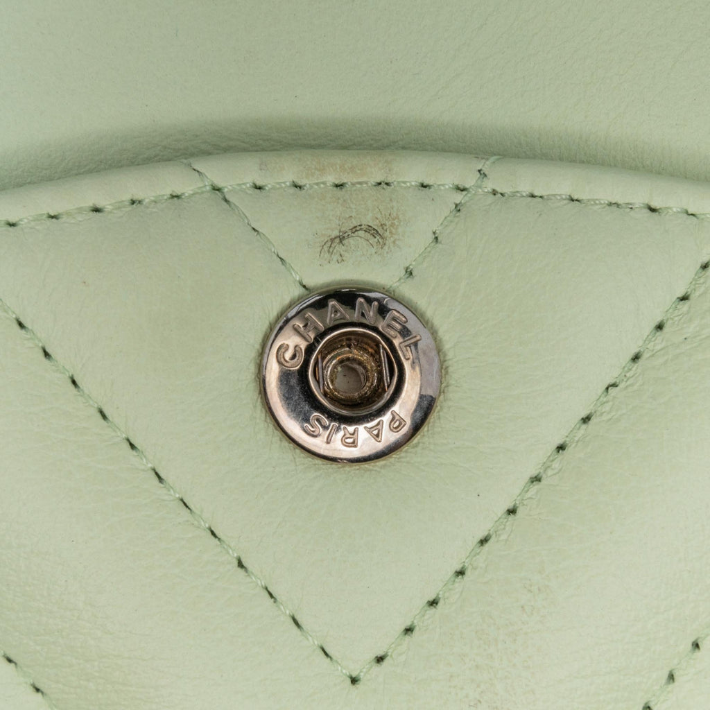 Chanel Small Classic Chevron Lambskin Double Flap