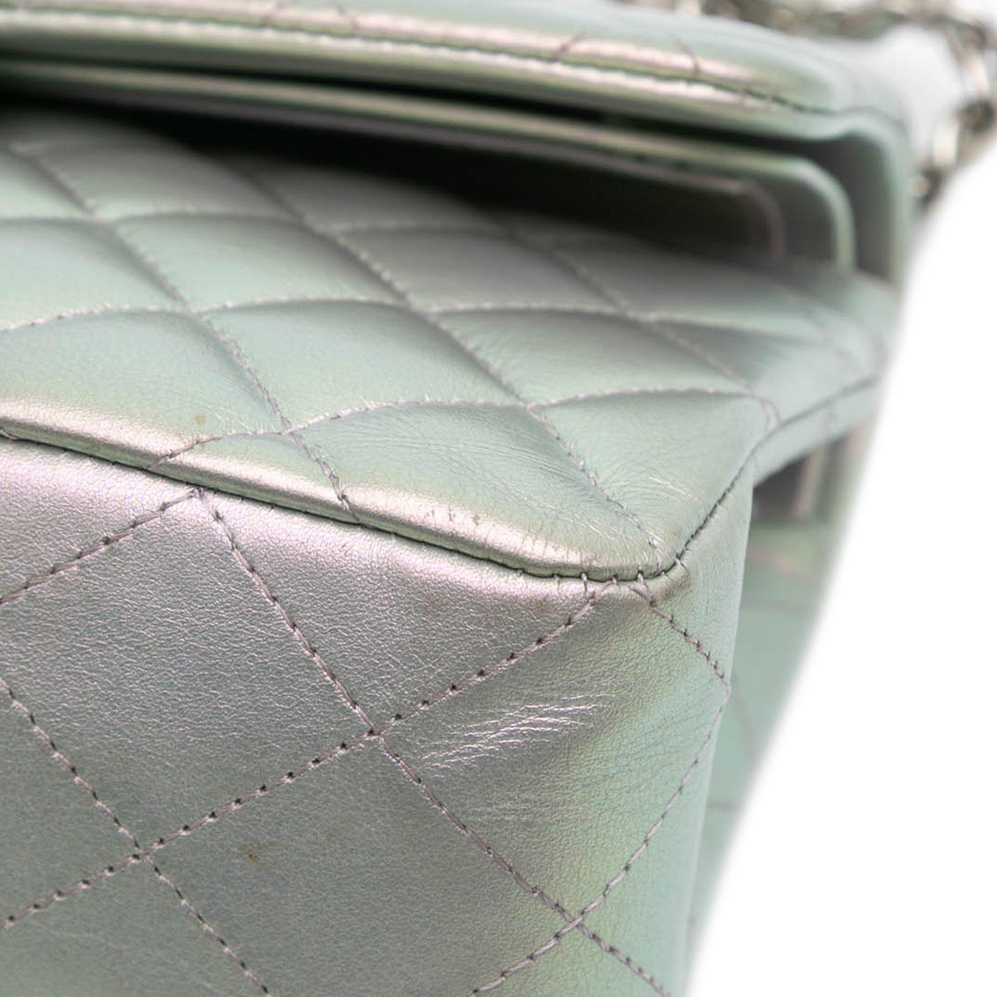 Chanel Small Classic Iridescent Lambskin Double Flap