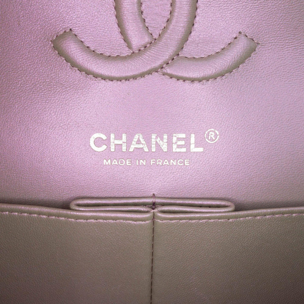 Chanel Small Classic Iridescent Lambskin Double Flap