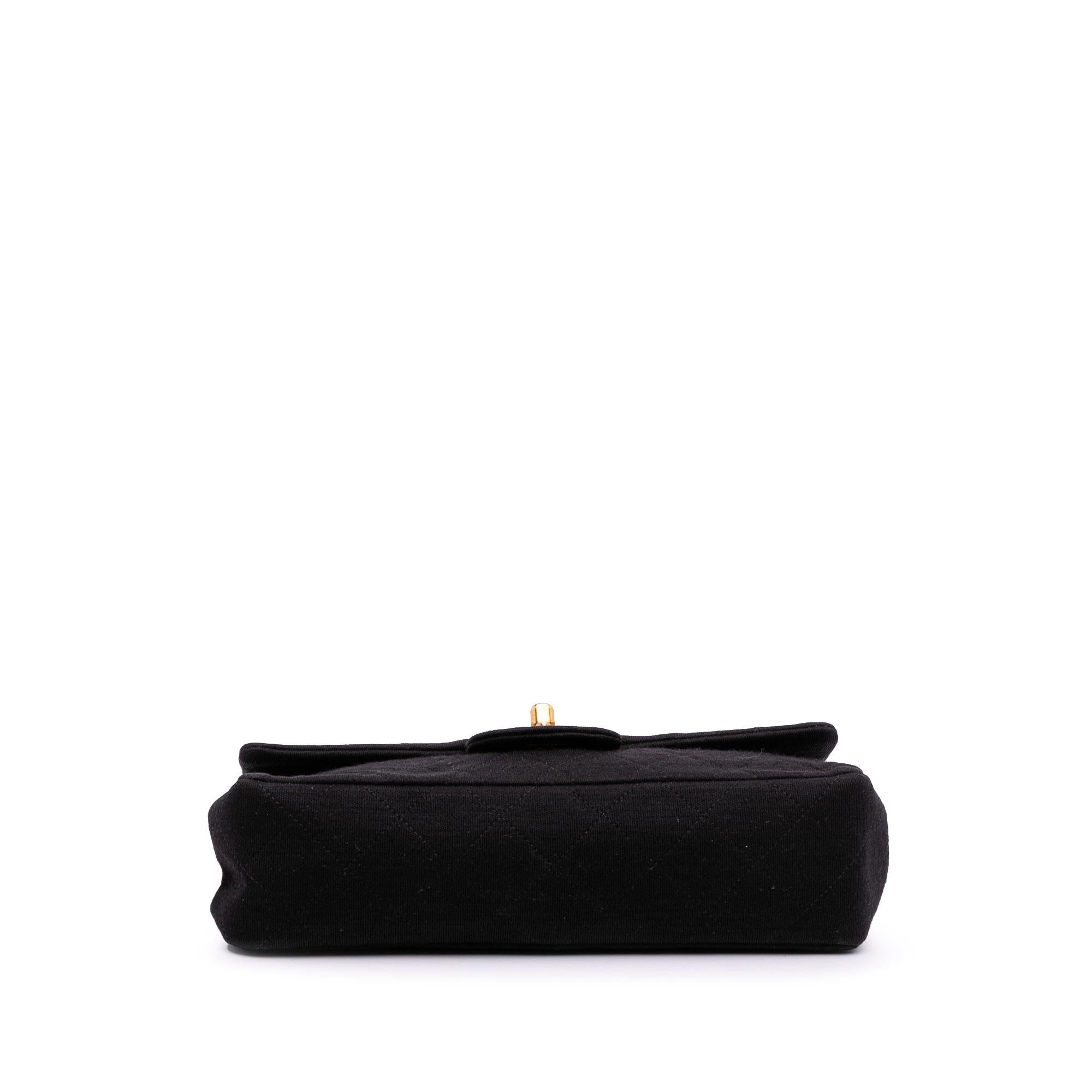 Chanel Small Classic Jersey Double Flap