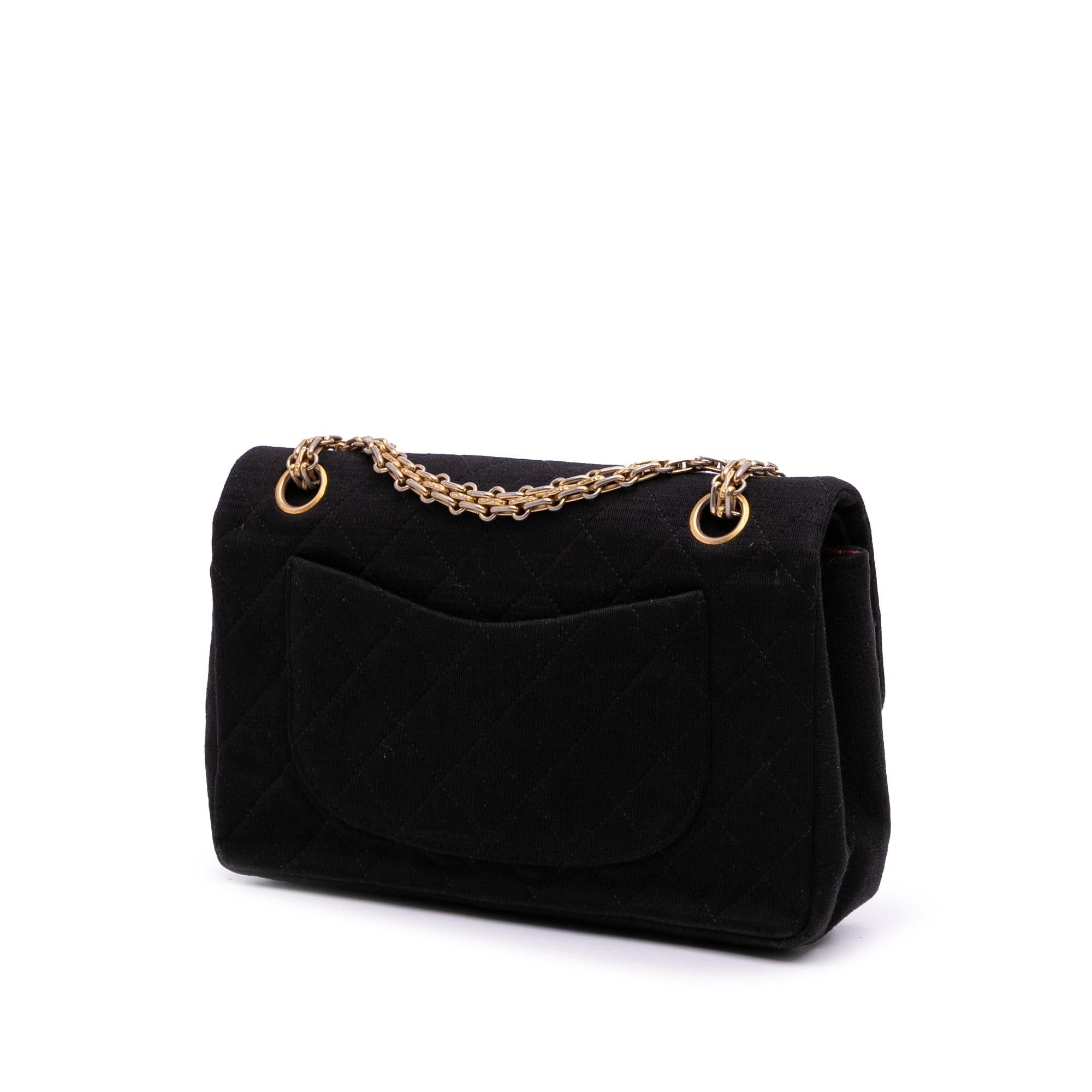 Chanel Small Classic Jersey Double Flap