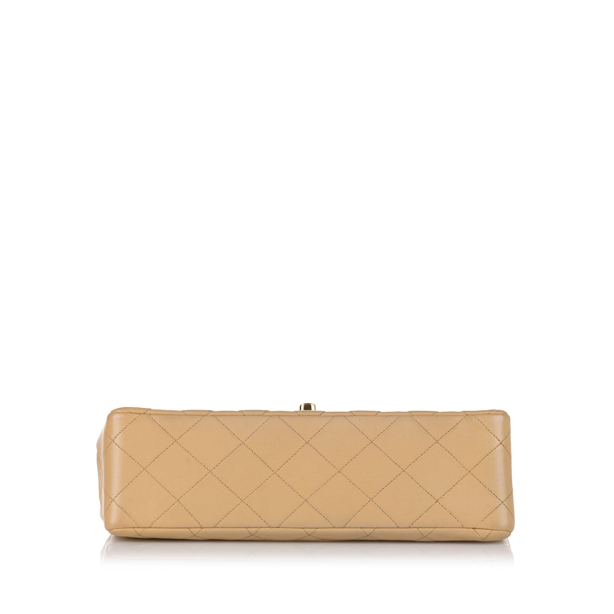 Chanel Small Classic Lambskin Double Flap (SHG-36540)