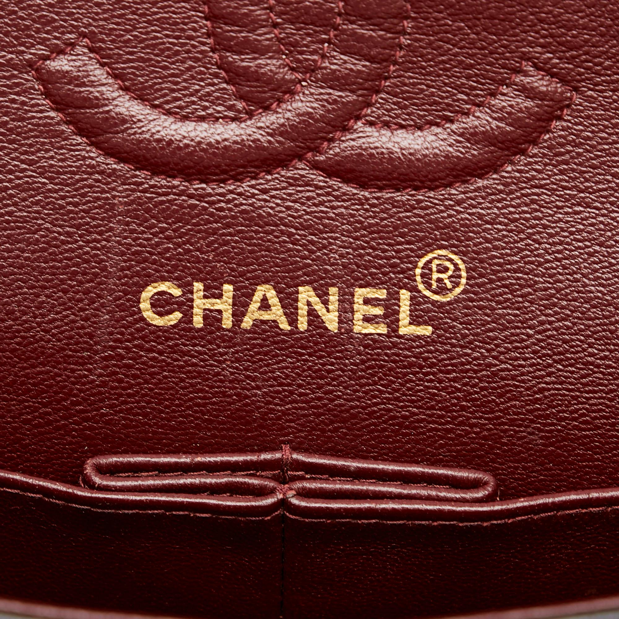 Chanel Small Classic Lambskin Double Flap (SHG-36954)