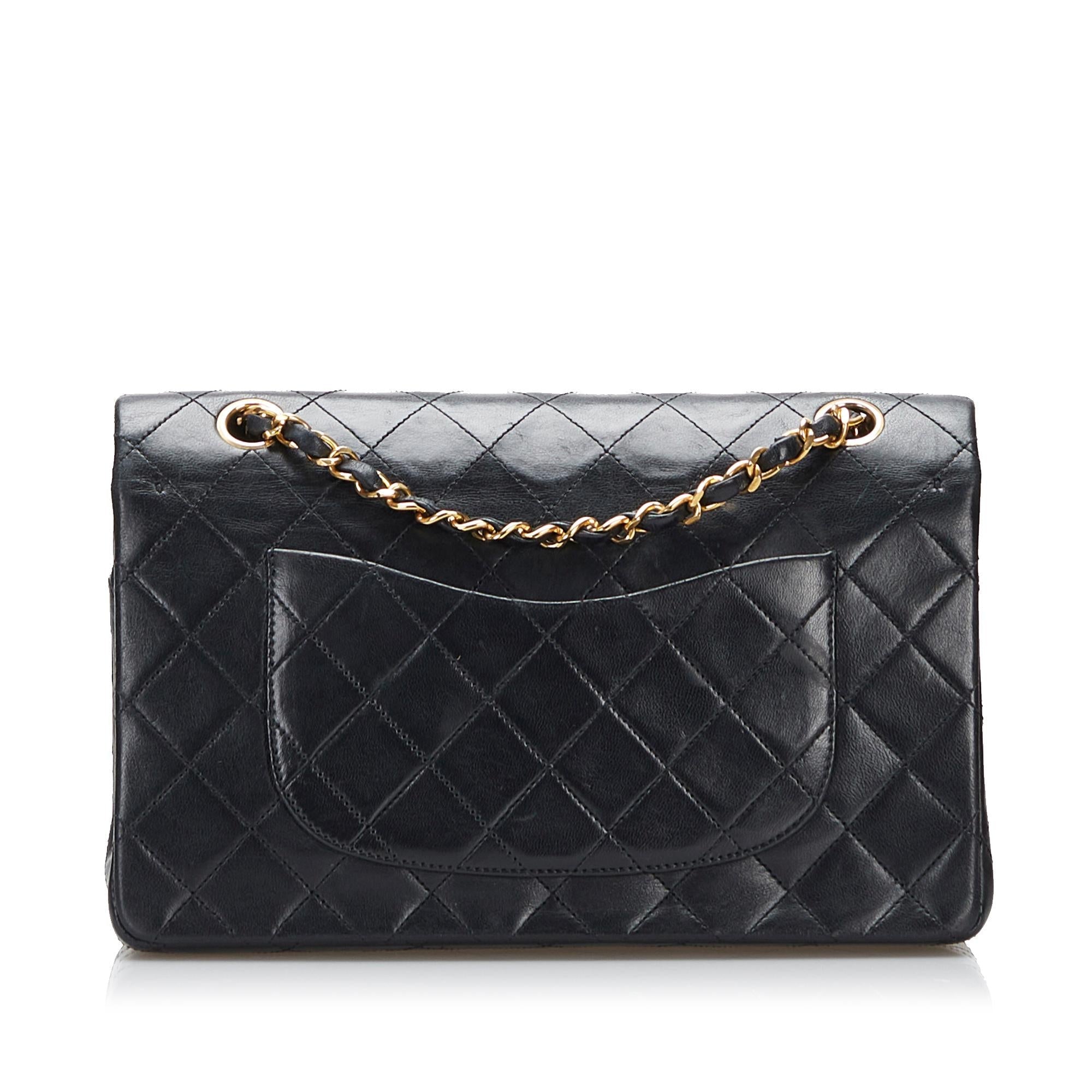 Chanel Small Classic Lambskin Double Flap (SHG-nC59xZ)