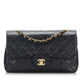 Chanel Small Classic Lambskin Double Flap (SHG-3QYLwV)