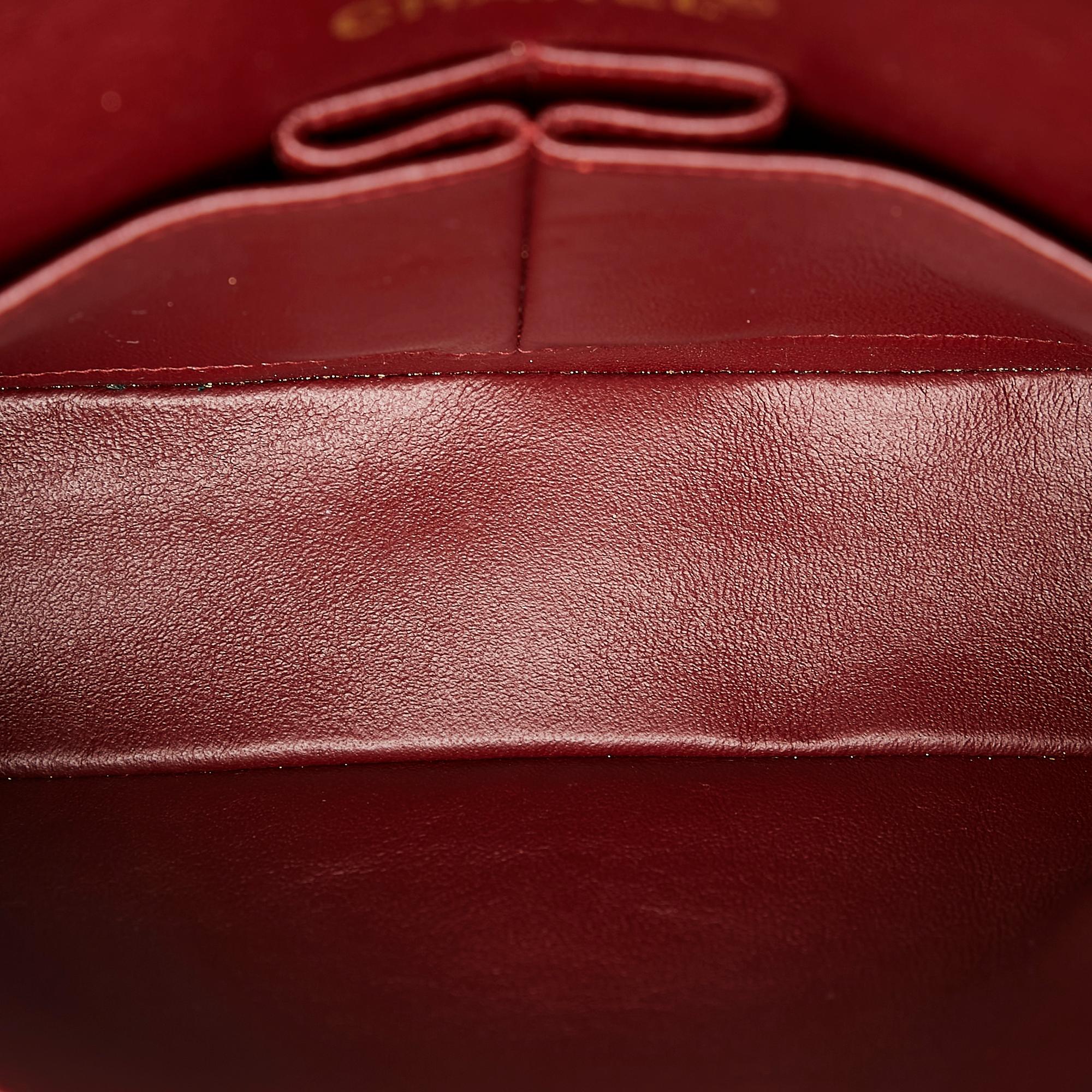 Chanel Small Classic Lambskin Double Flap (SHG-XR662u)