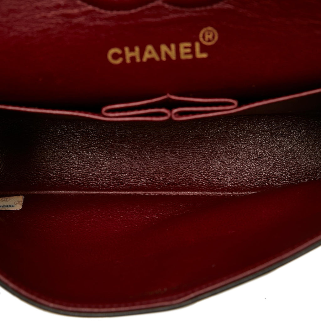 Chanel Small Classic Lambskin Double Flap (SHG-nL1eWl)
