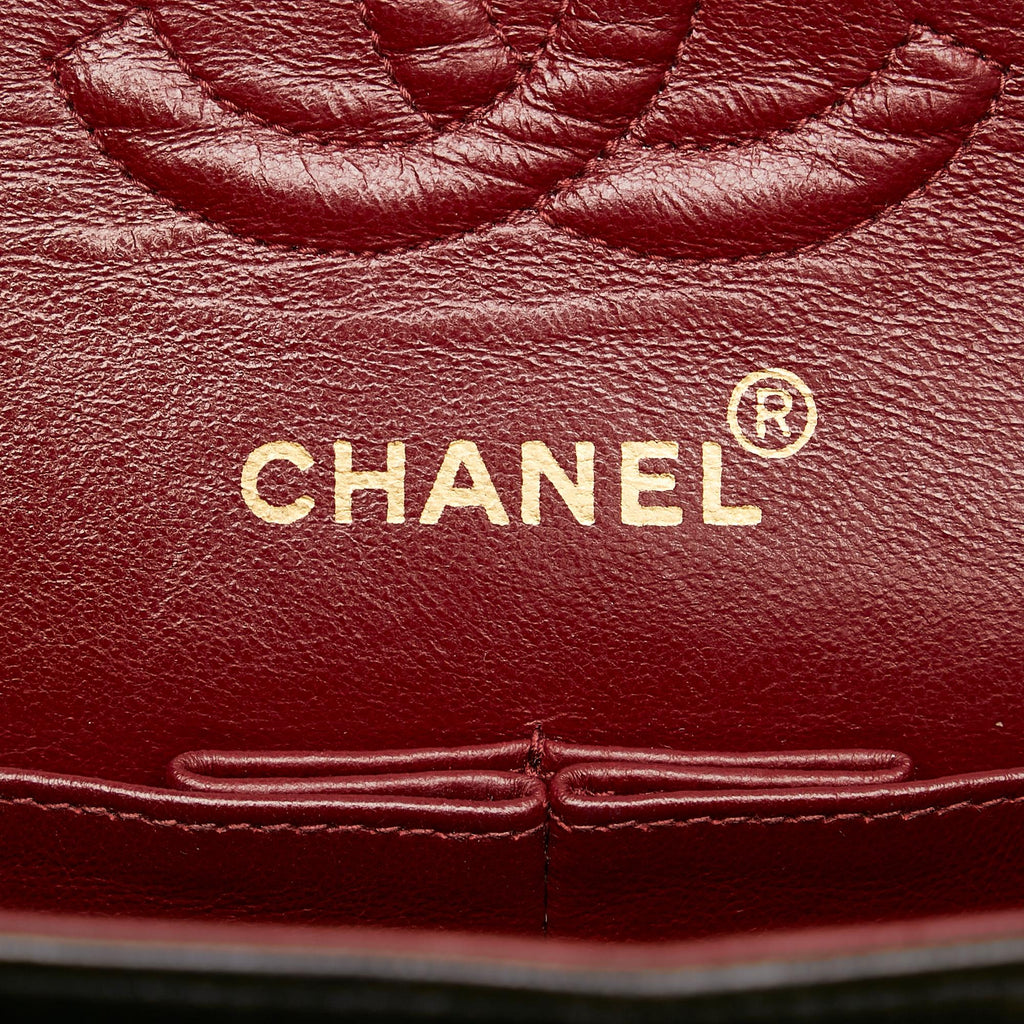 Chanel Small Classic Lambskin Double Flap (SHG-nL1eWl)