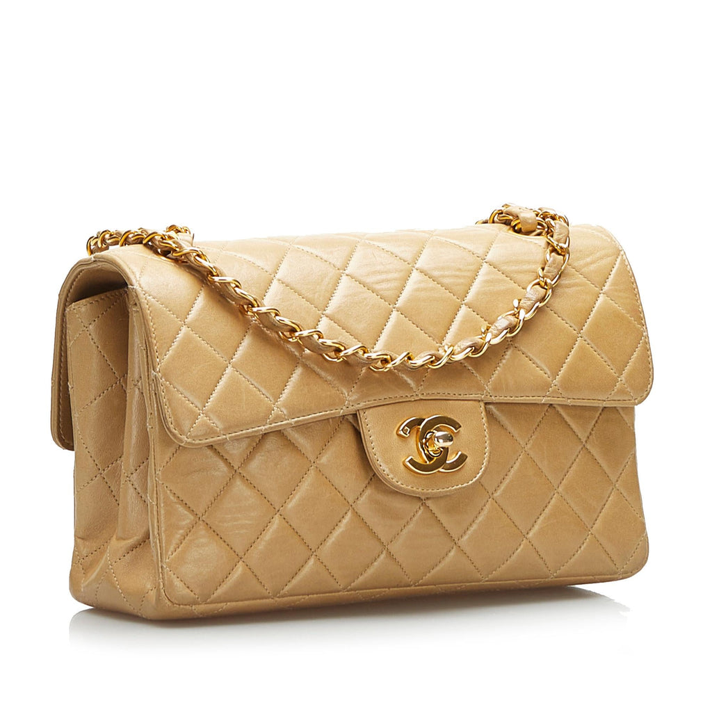 Chanel Small Classic Lambskin Double Flap (SHG-qInhiS)
