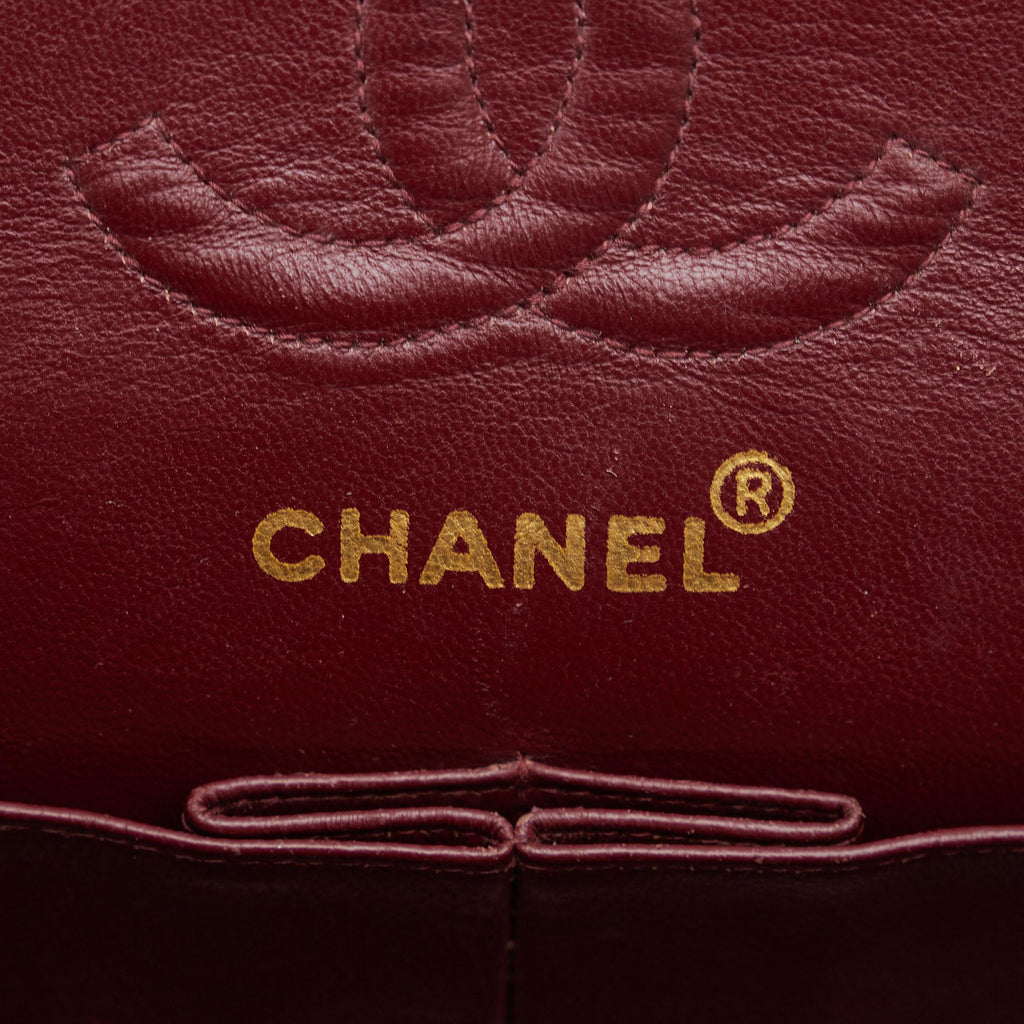 Chanel Small Classic Lambskin Double Flap (SHG-EK8hG4)