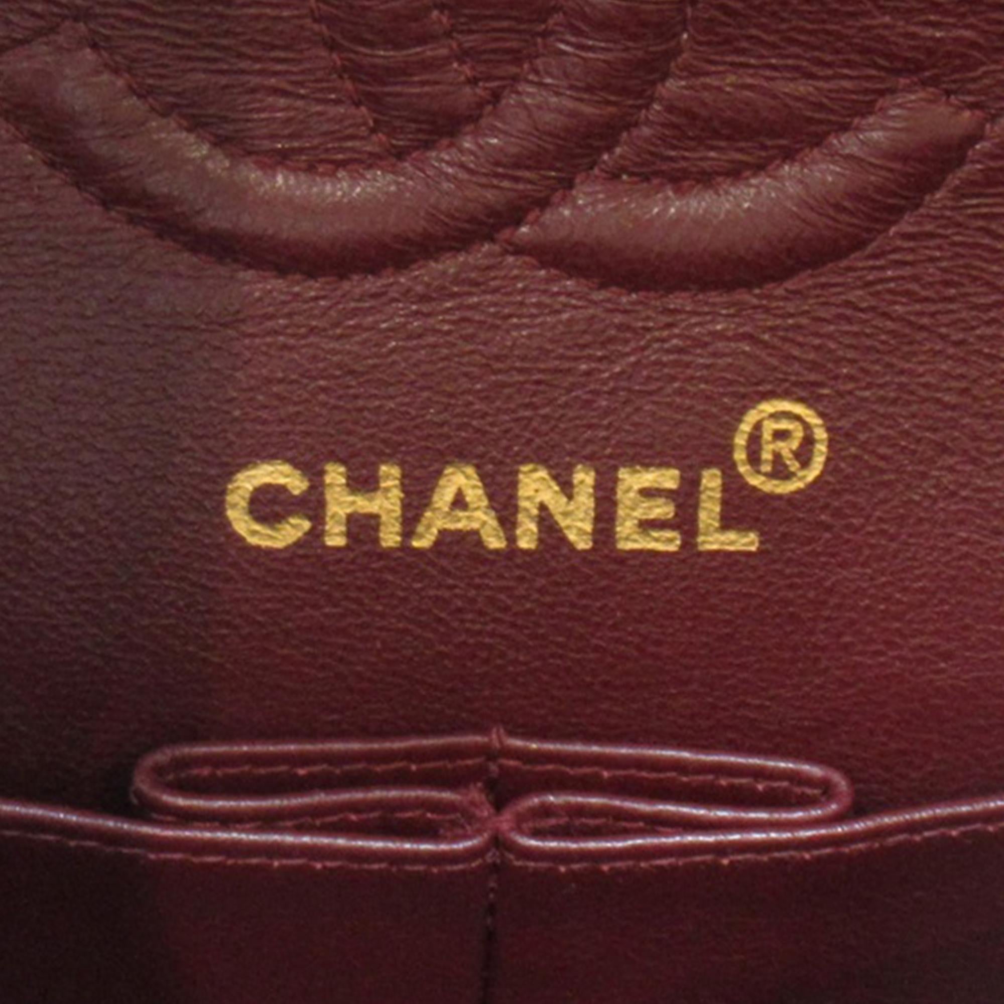 Chanel Small Classic Lambskin Double Flap (SHG-mjPAeK)