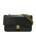 Chanel Small Classic Lambskin Double Flap (SHG-mjPAeK)