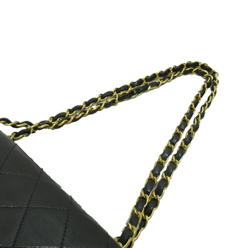 Chanel Small Classic Lambskin Double Flap (SHG-mjPAeK)