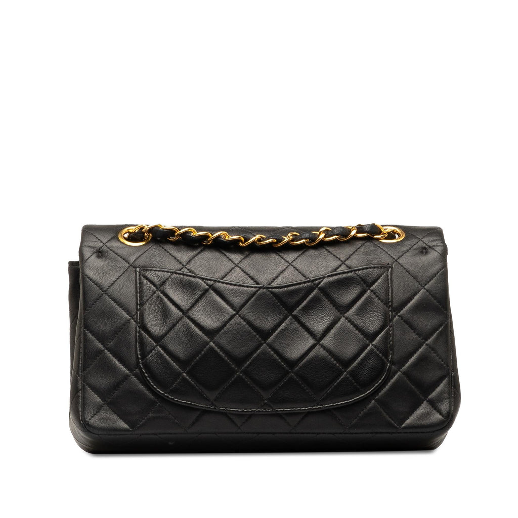 Chanel Small Classic Lambskin Double Flap (SHG-asIK7n)