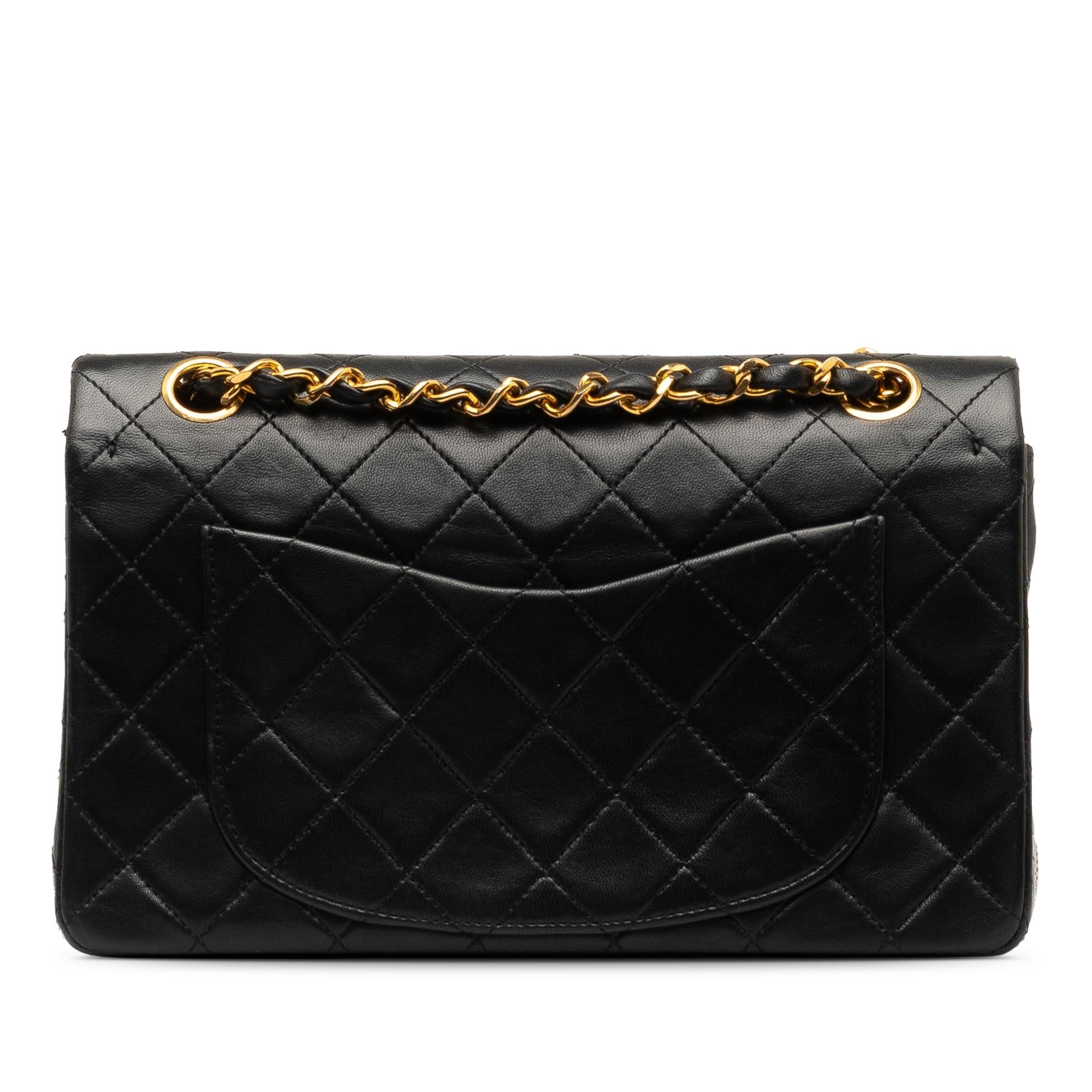 Chanel Small Classic Lambskin Double Flap (SHG-RTXYTz)