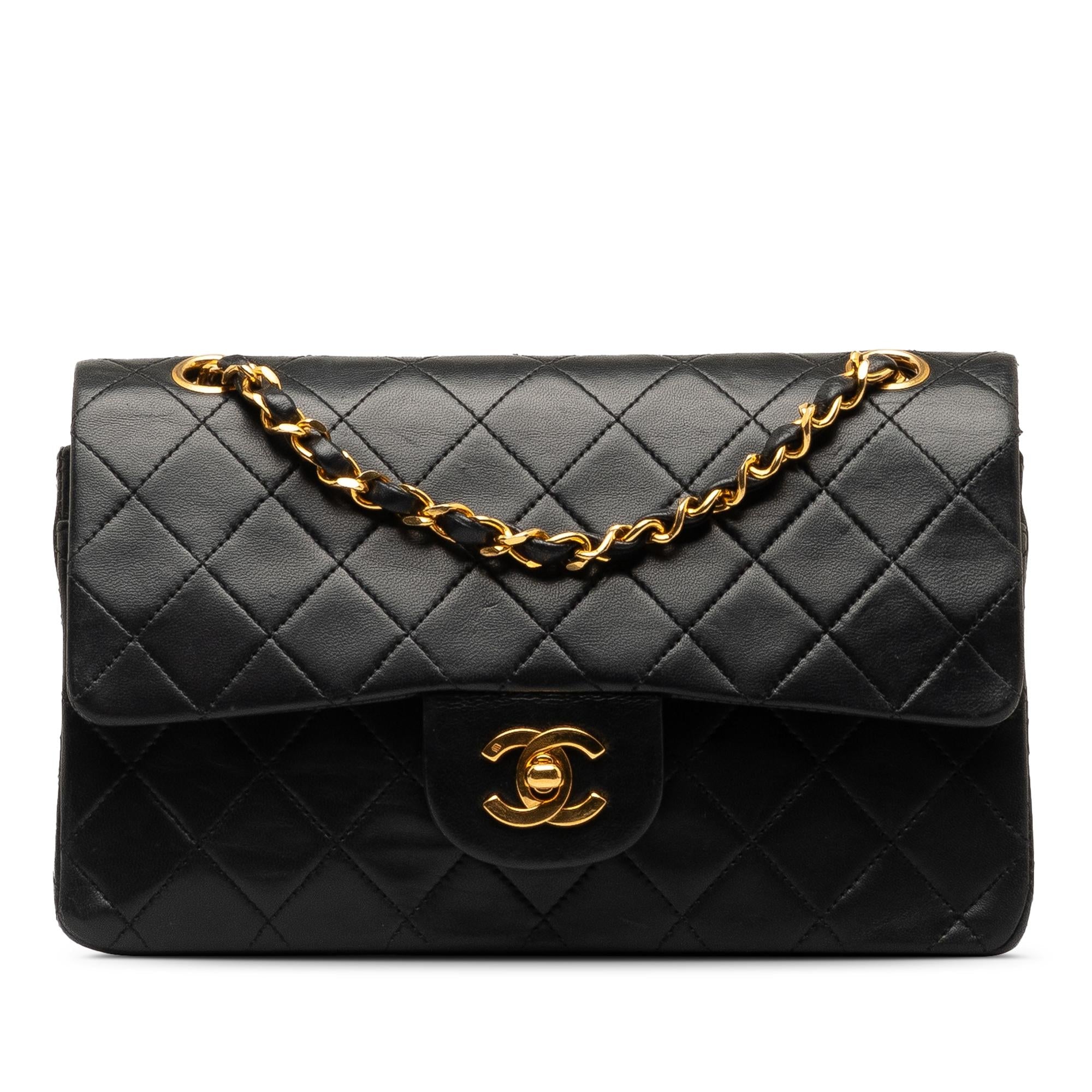 Chanel Small Classic Lambskin Double Flap (SHG-RTXYTz)