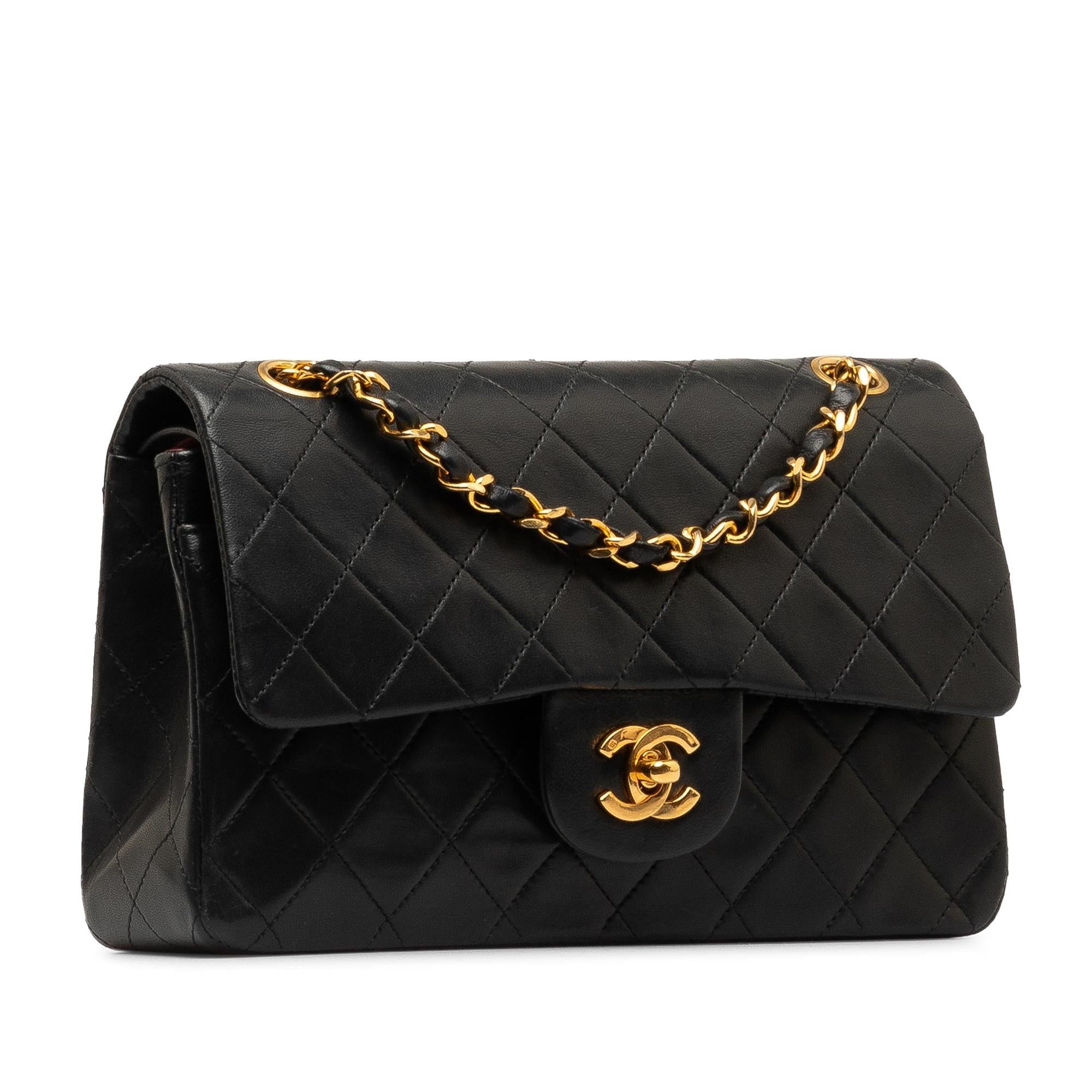 Chanel Small Classic Lambskin Double Flap (SHG-RTXYTz)