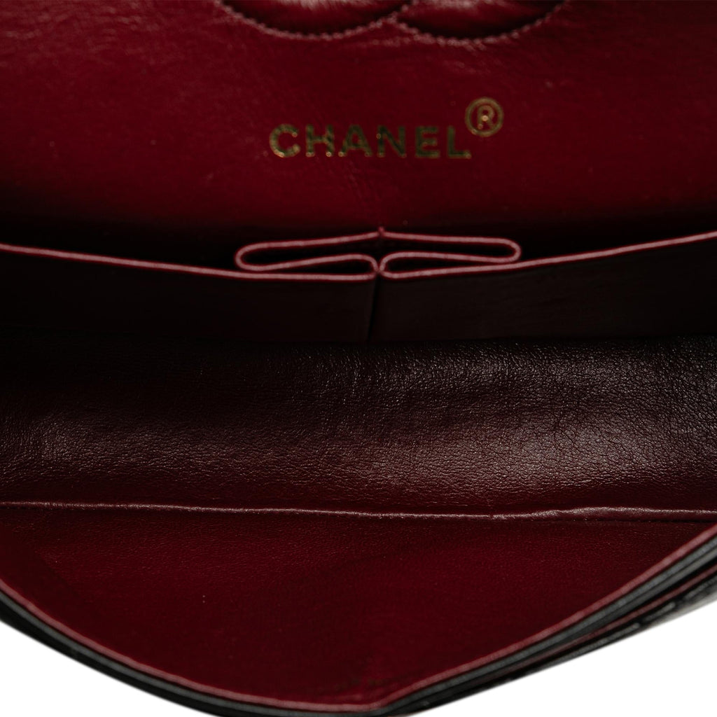 Chanel Small Classic Lambskin Double Flap (SHG-HJFEAA)