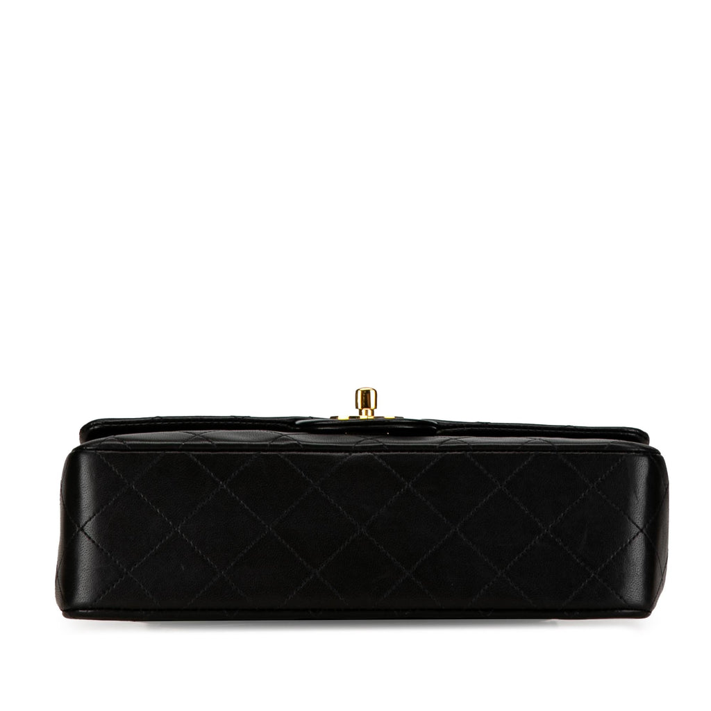 Chanel Small Classic Lambskin Double Flap (SHG-0Uyy0k)