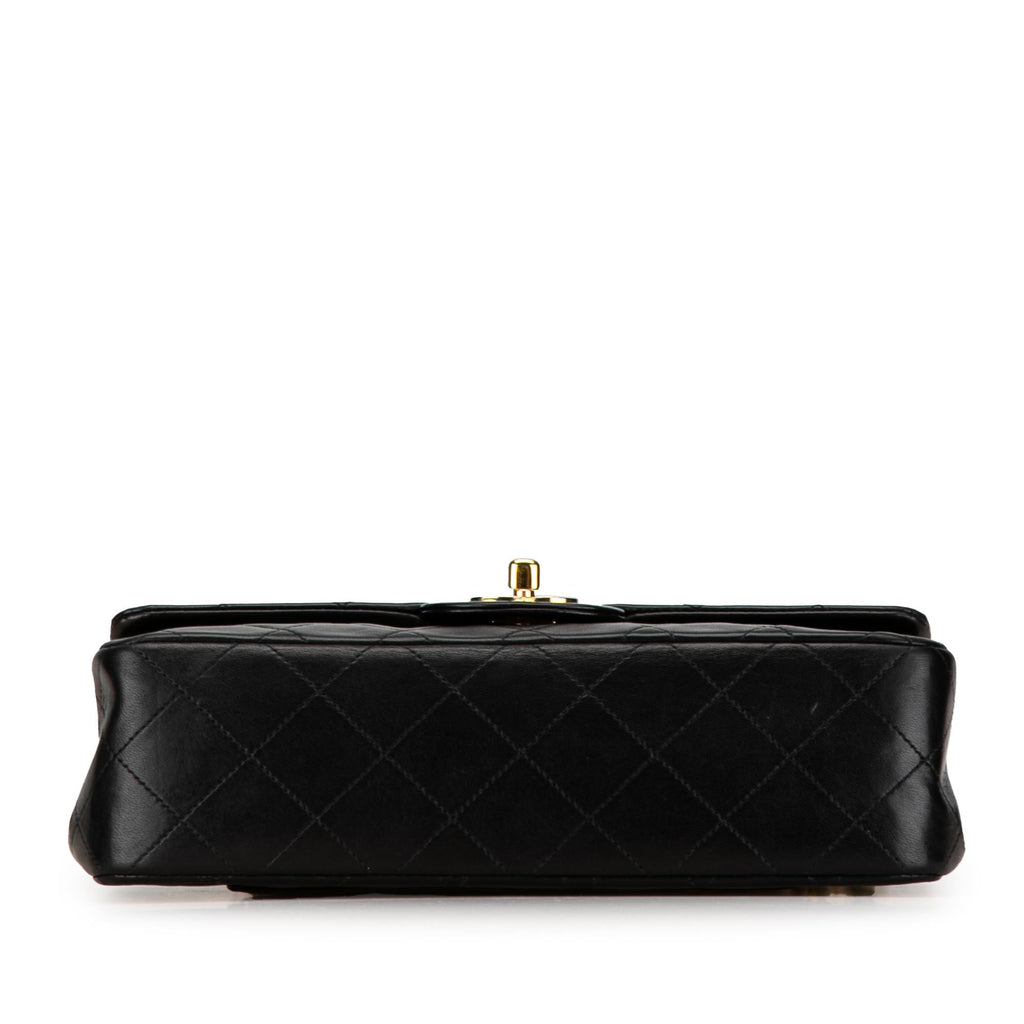 Chanel Small Classic Lambskin Double Flap (SHG-FgW8Qu)