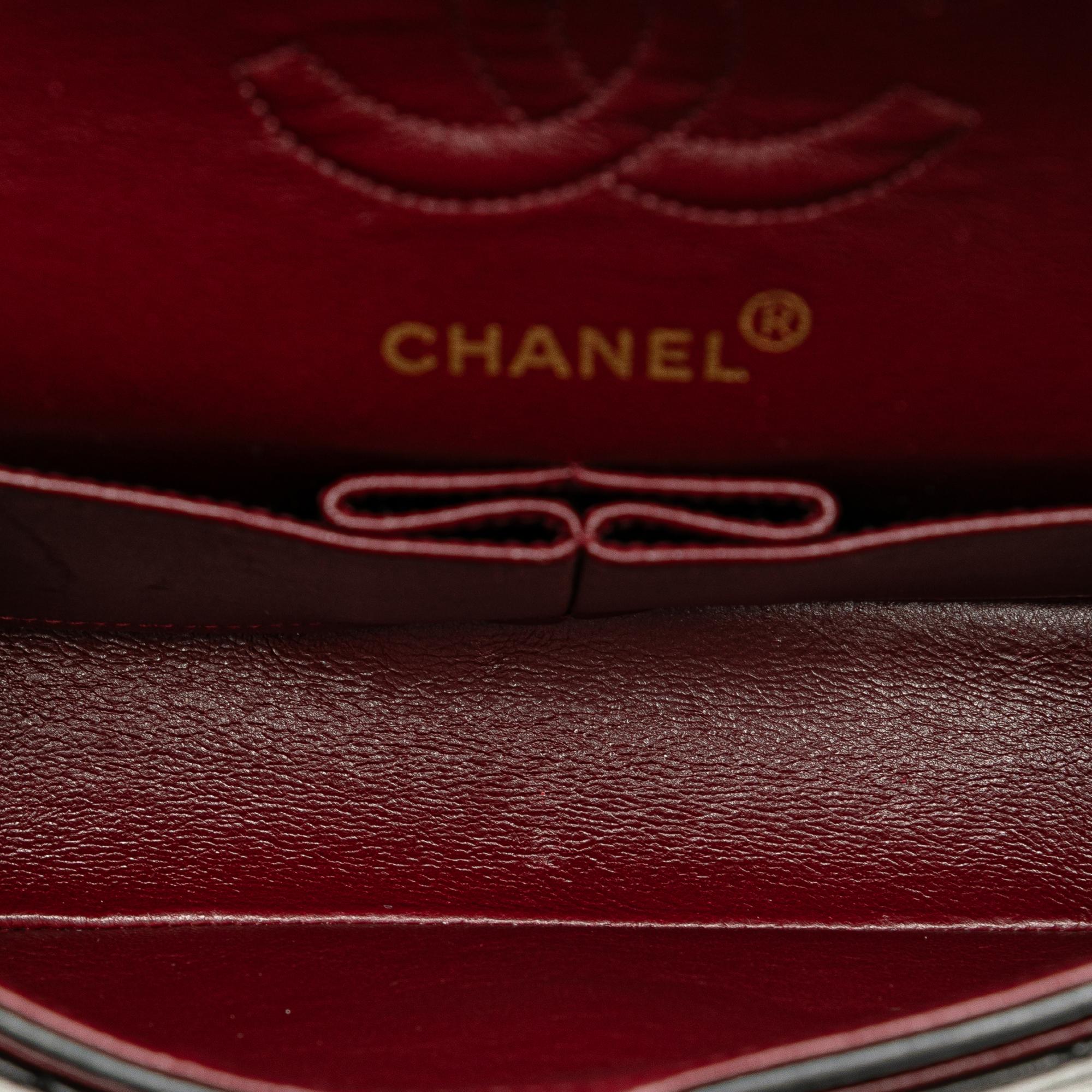 Chanel Small Classic Lambskin Double Flap (SHG-FgW8Qu)
