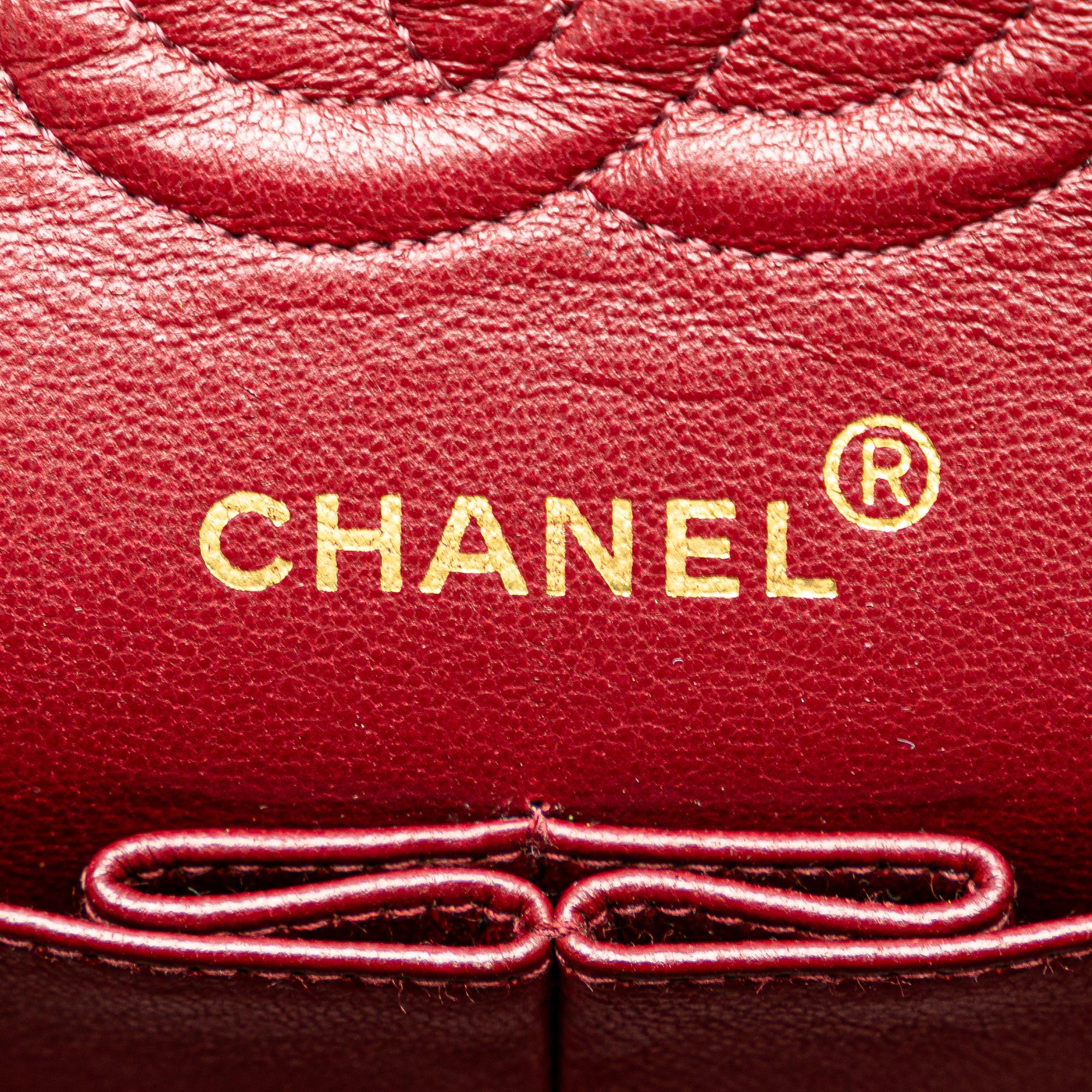 Chanel Small Classic Lambskin Double Flap (SHG-FgW8Qu)
