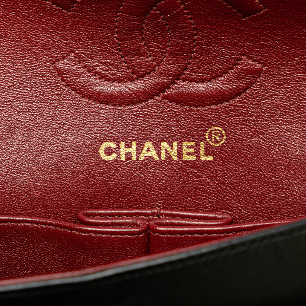 Chanel Small Classic Lambskin Double Flap (SHG-OOHqjQ)