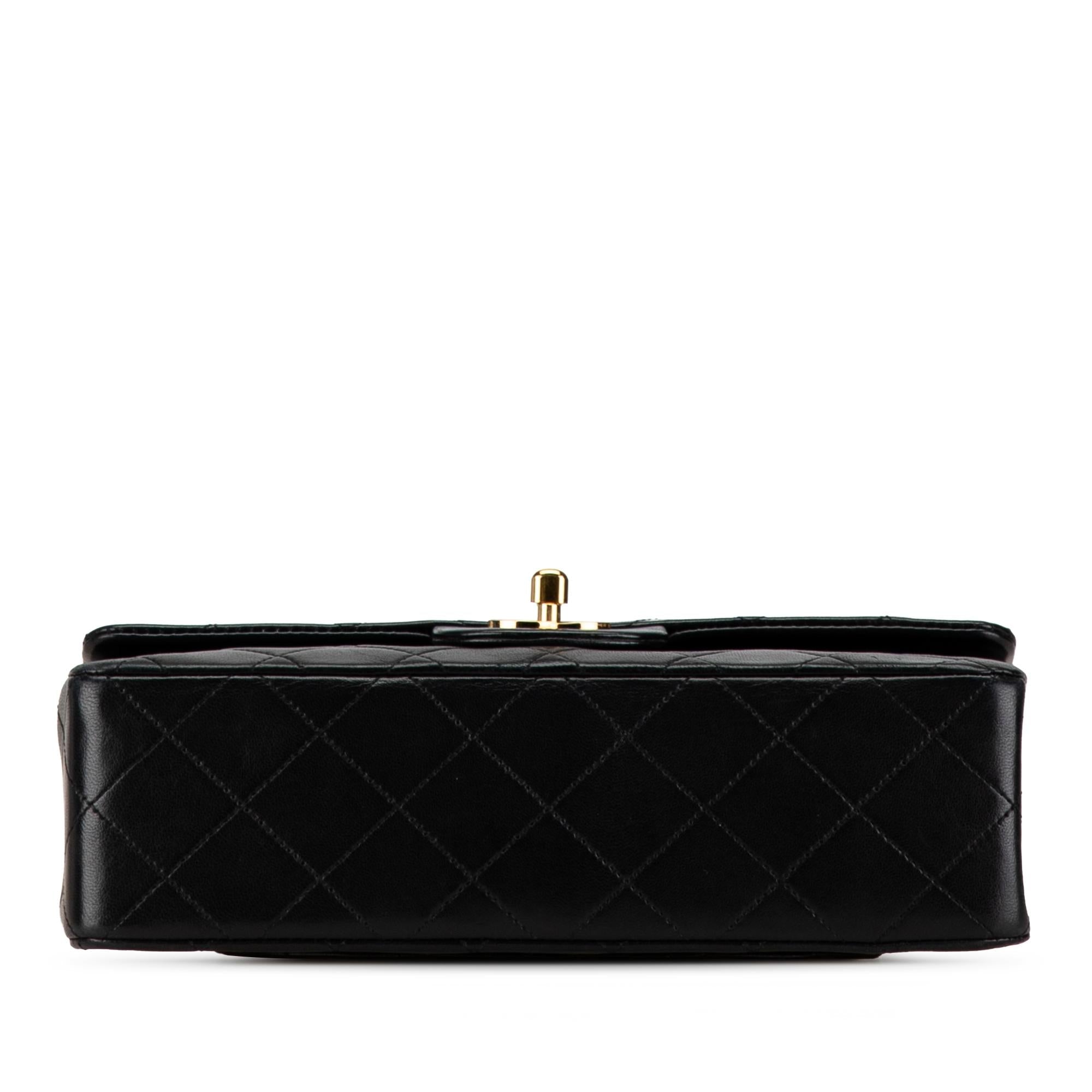 Chanel Small Classic Lambskin Double Flap (SHG-uhzzcD)